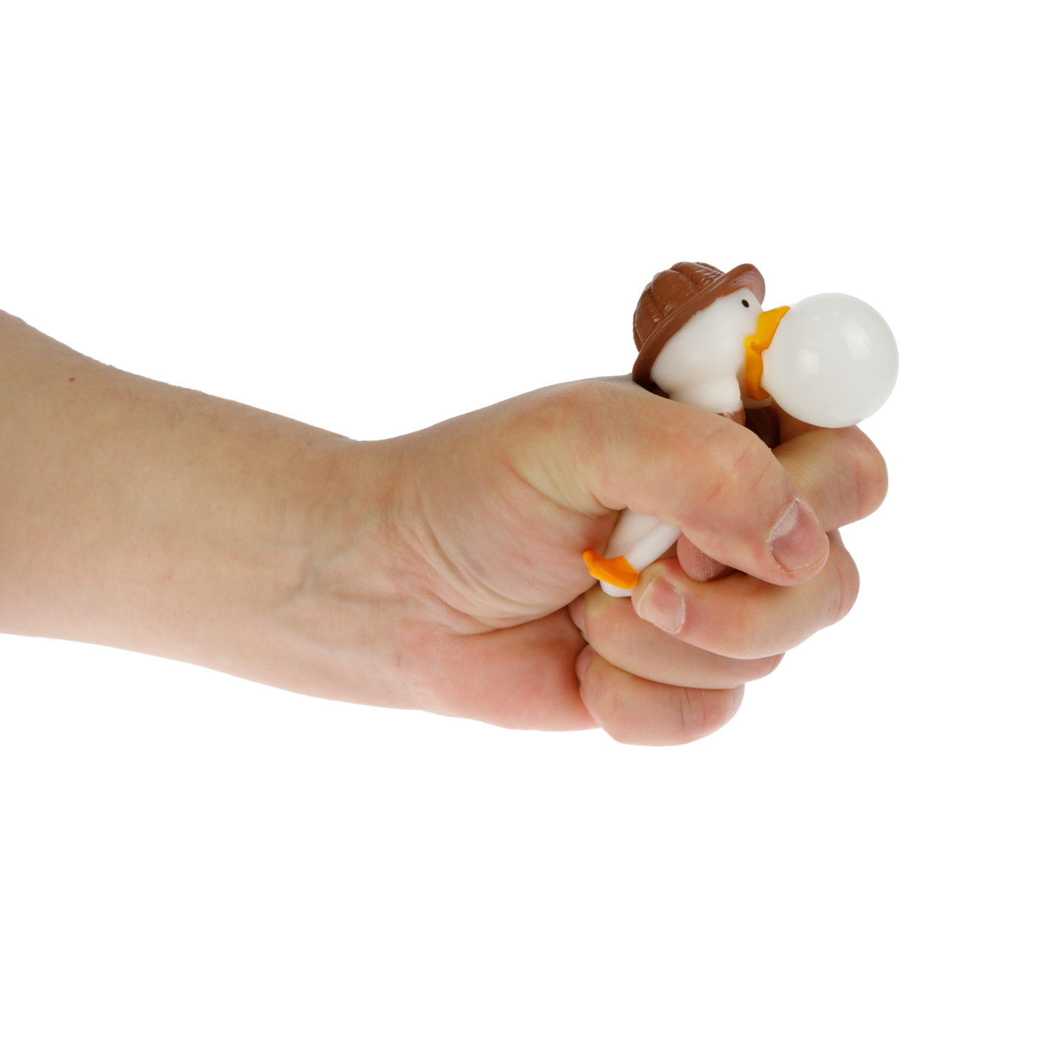 1toy Bubble Gum-антистресс "Уточки" 6,5х6,5х5 см, 4 вида в асс., 12 шт. в д/б