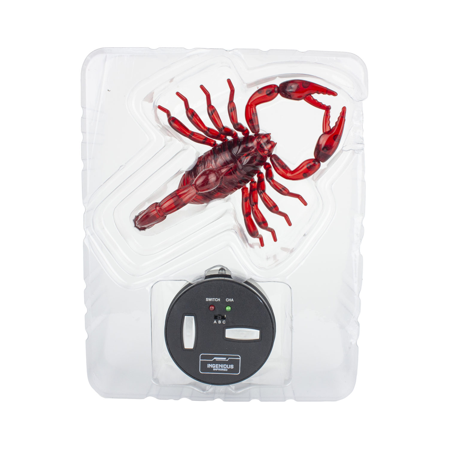 Интерактивная игрушка на пульте управления 1TOY Робо- скорпион со световыми эффектами