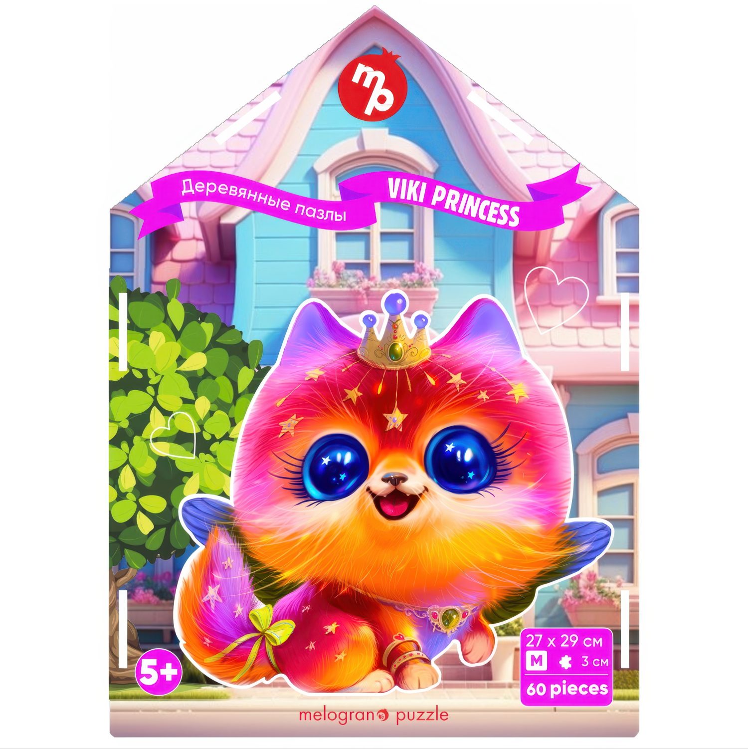 Пазлы Collection Animals Принцесса Викки, 60 деталей