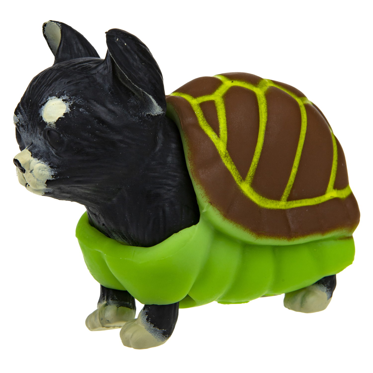 Антистресс игрушка 1TOY Прокачка для собачки серия 2, тянущаяся собачка в костюмчике, тянучка Чихуахуа черепашка