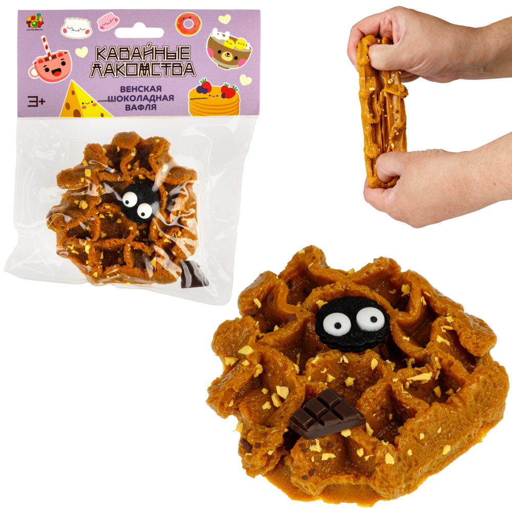 Таба сквиш 1TOY Крутой замес Пикник венская вафля