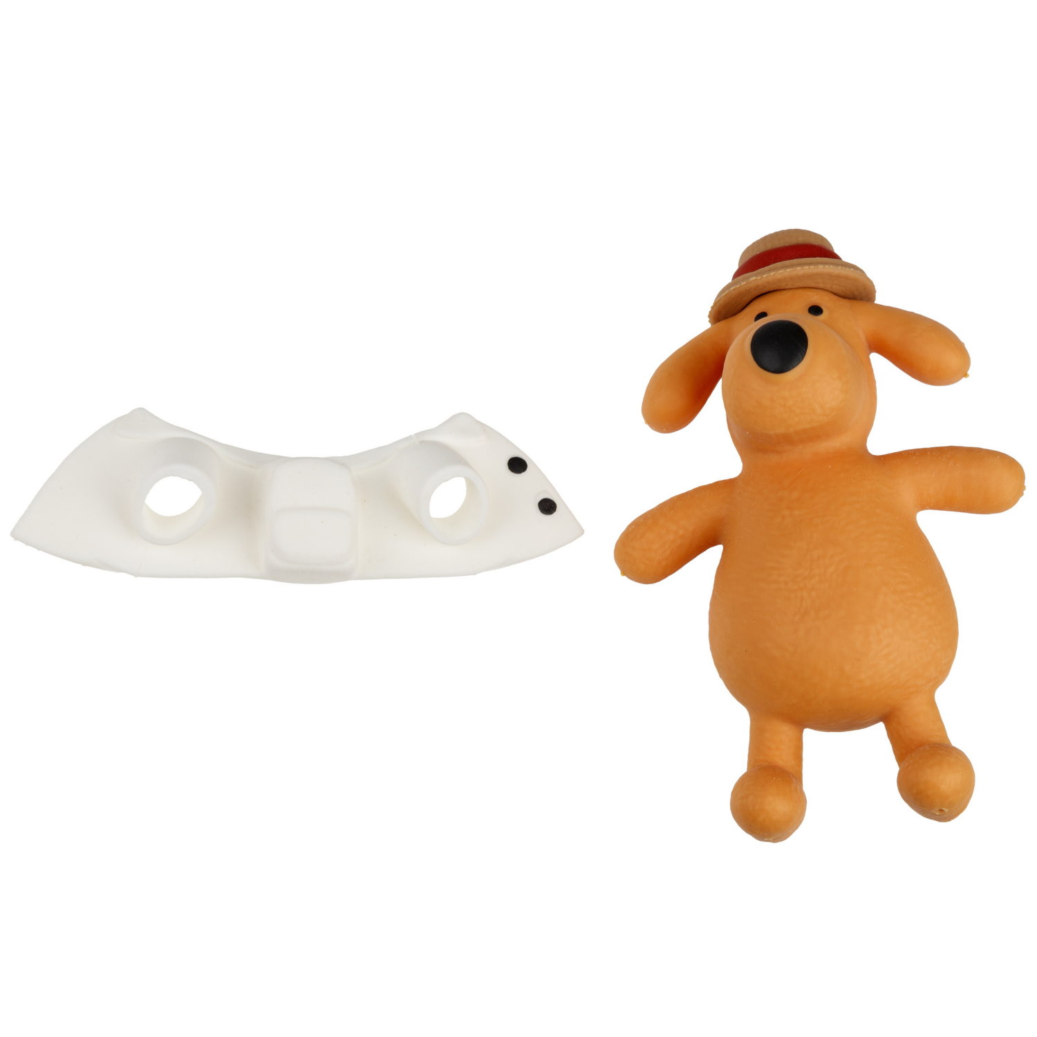 Антистресс-игрушка 1TOY Крутой замес собака в костюме, 15х11 см