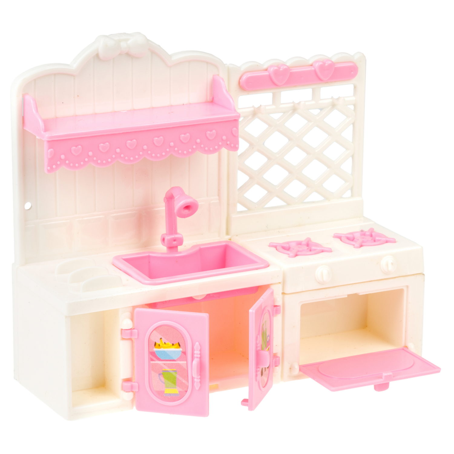 Кукла Alisa Kawaii mini, набор "Кухня", 15,2 см