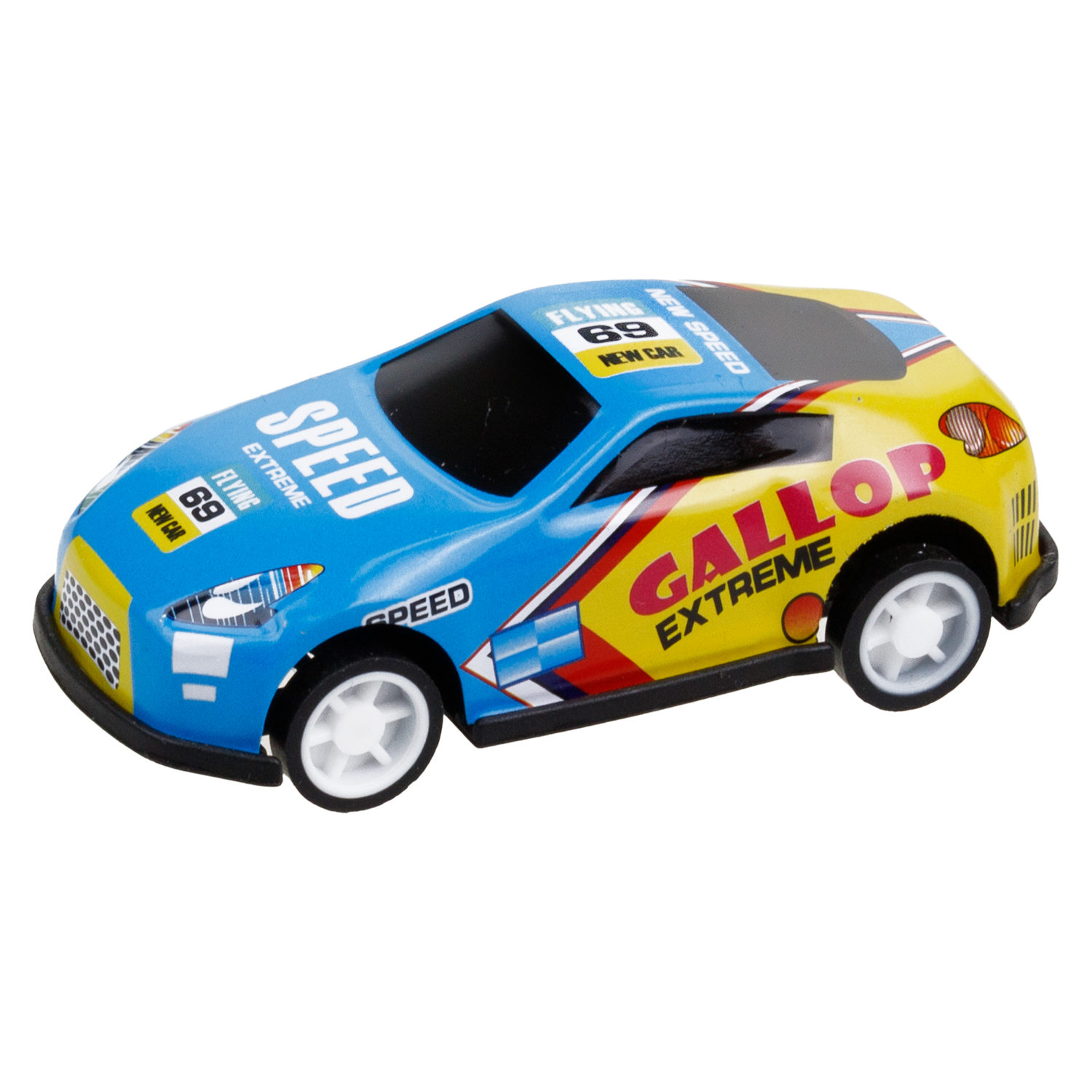 Набор металлических машинок с картой 1TOY Драйв, инерционные, гоночные, маленькие, 6,8 см, 60 шт.