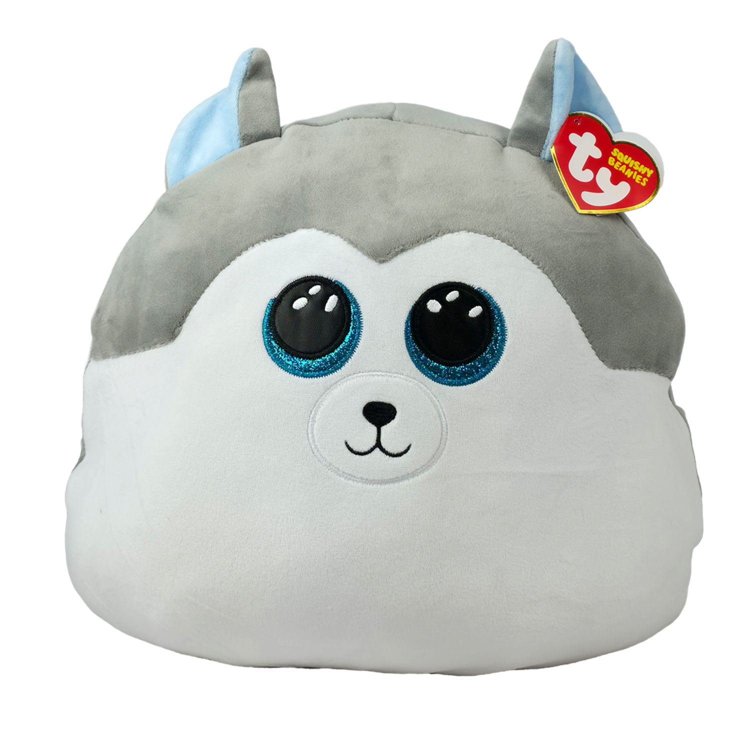 Мягкая игрушка TY Squish-A-Boos хаски Slush, 35 см