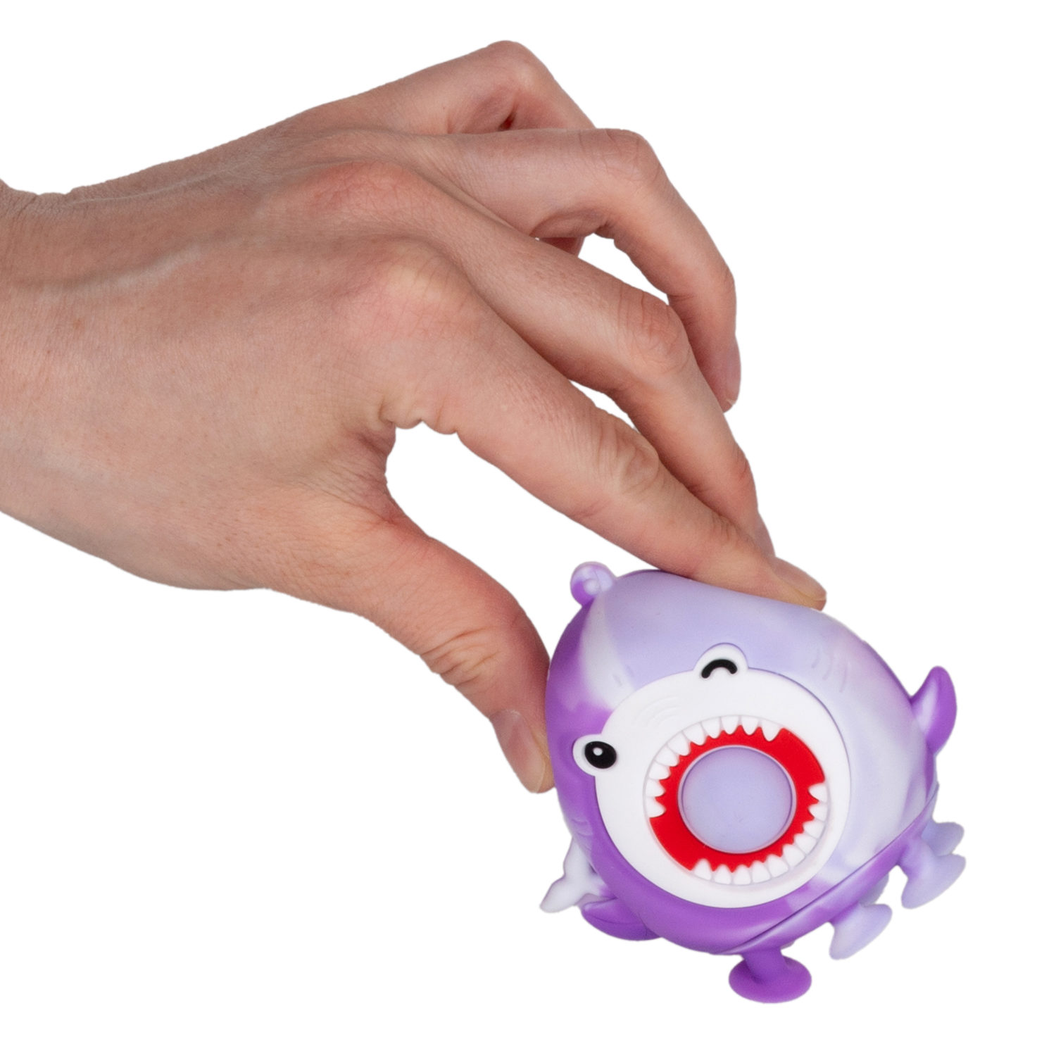 1TOY Жмяка Hit Pop It "Акулы" на присосках 8,5х4х7 см, 4 вида в ассортименте