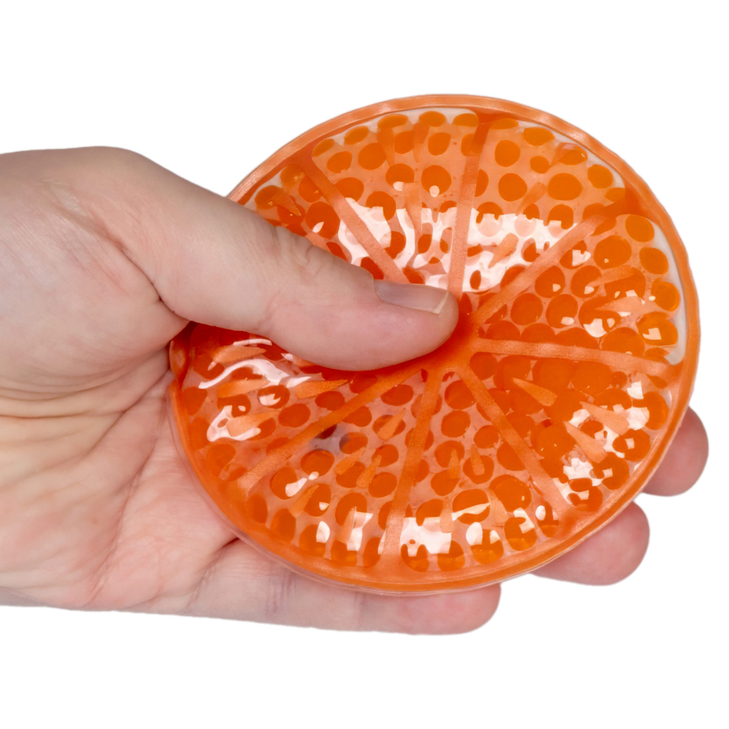 Акватубики переливайка 1TOY «Фрукты» скользун с водой внутри, антистресс для рук, жмякалка, 10 видов в ассортименте