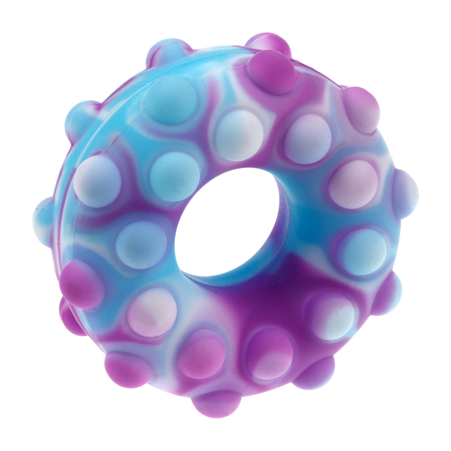 1toy Жмяка Hit Pop It "Пончик" 7 см, 3 вида в асс.