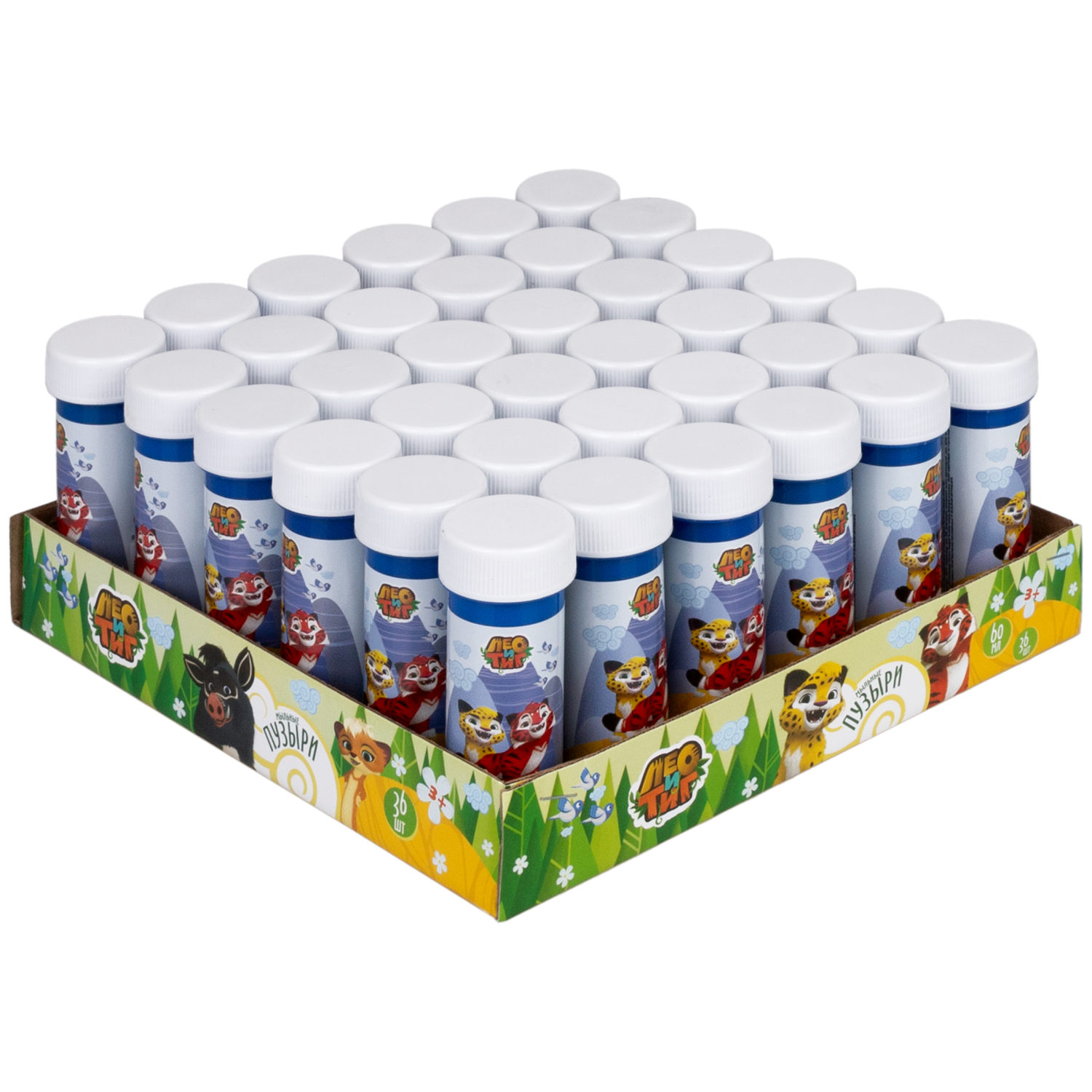 1TOY Лео и Тиг, мыльные пузыри, 60 мл