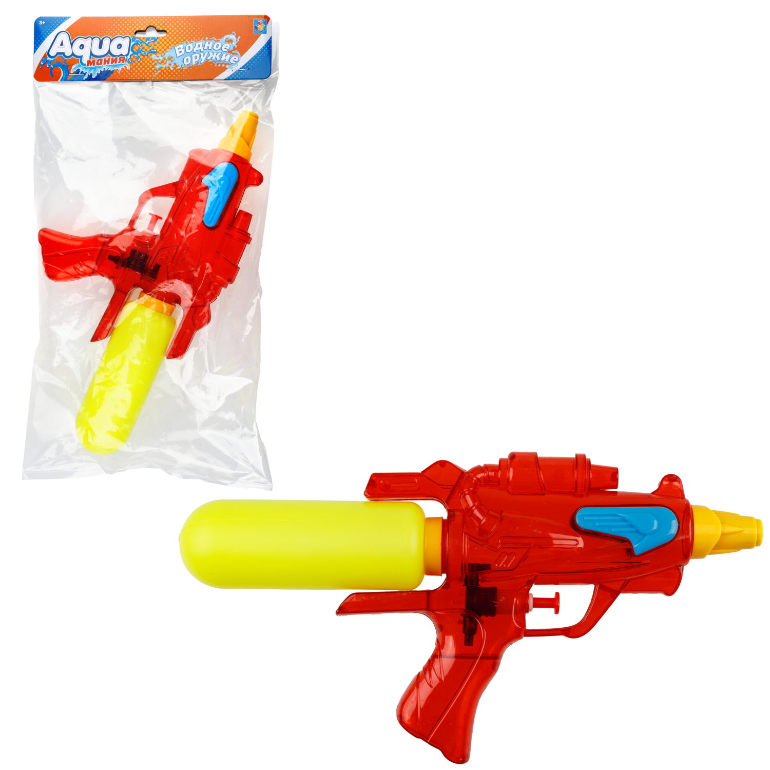 Водный пистолет 1TOY Аквамания, 27 см