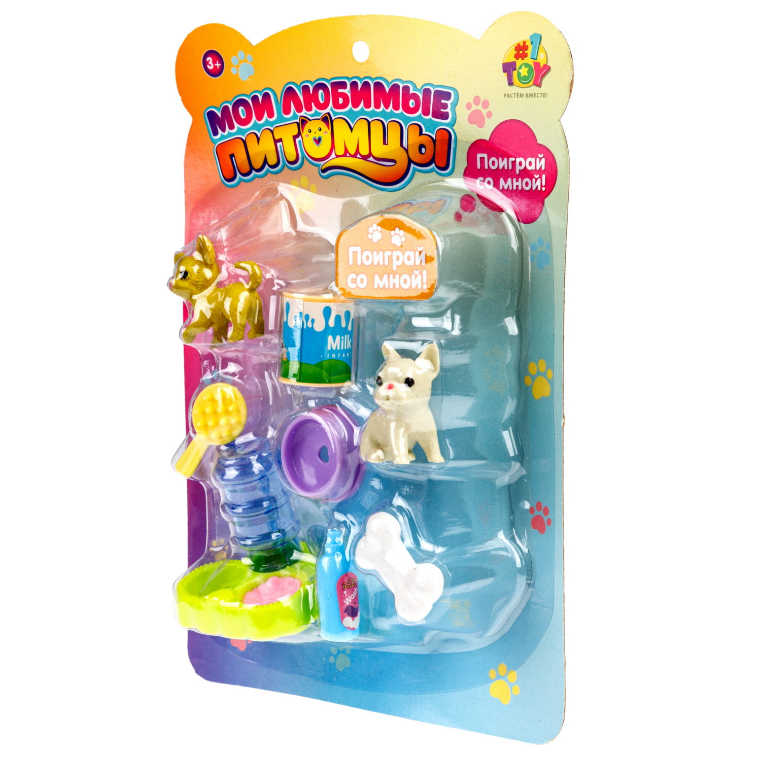 Игровой набор 1TOY  Мои любимые питомцы, в ассортименте