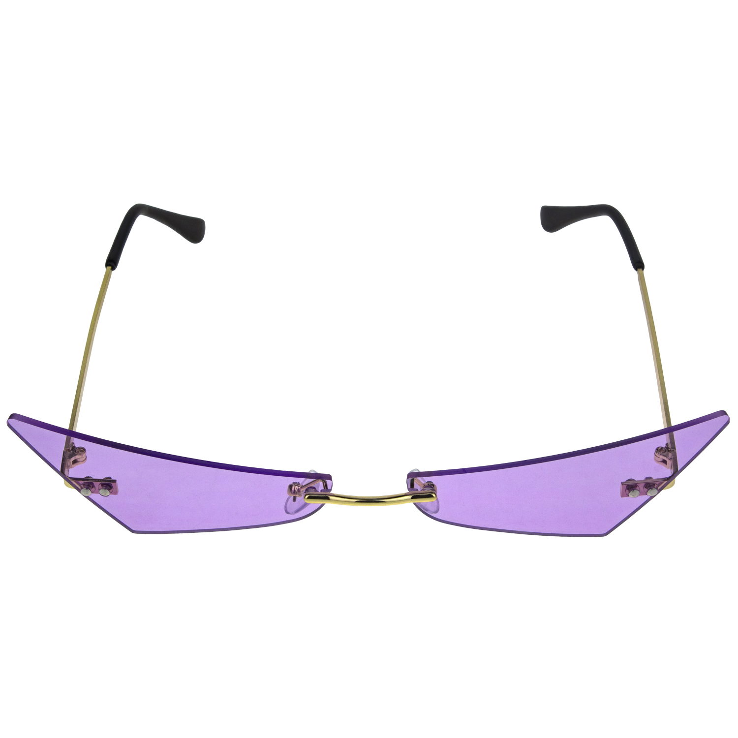 Солнцезащитные очки Lukky Fashion, узкие,сиреневый