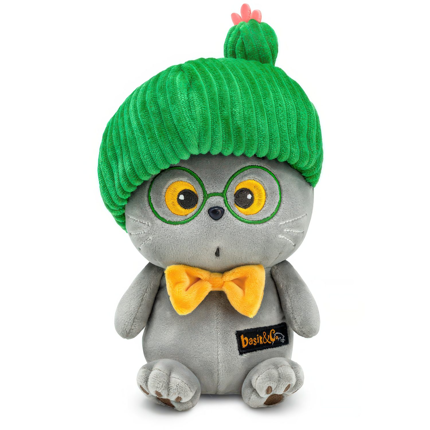 KsE-002 Игрушка Кот Басик "Ботаник"