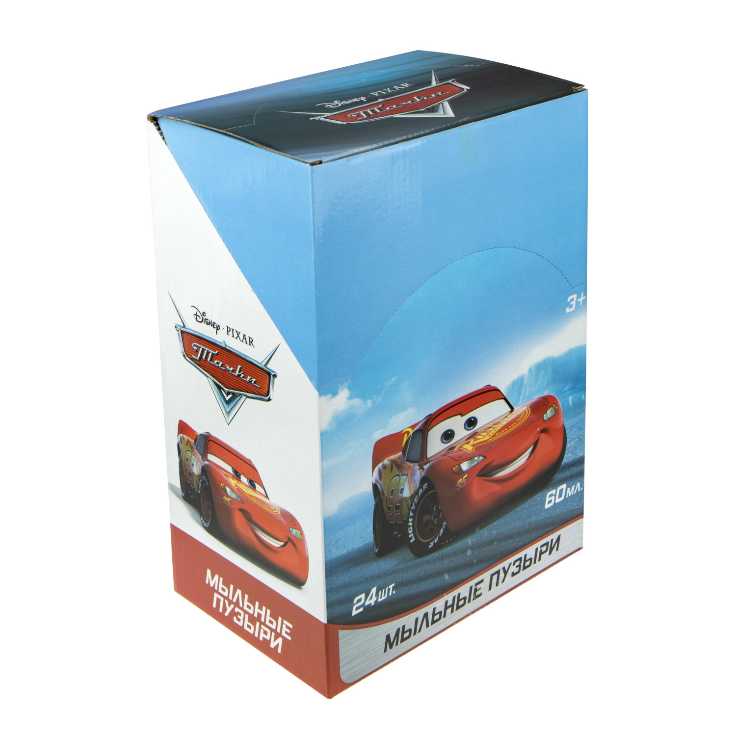 Мыльные пузыри 1TOY "Тачки" (60мл.)