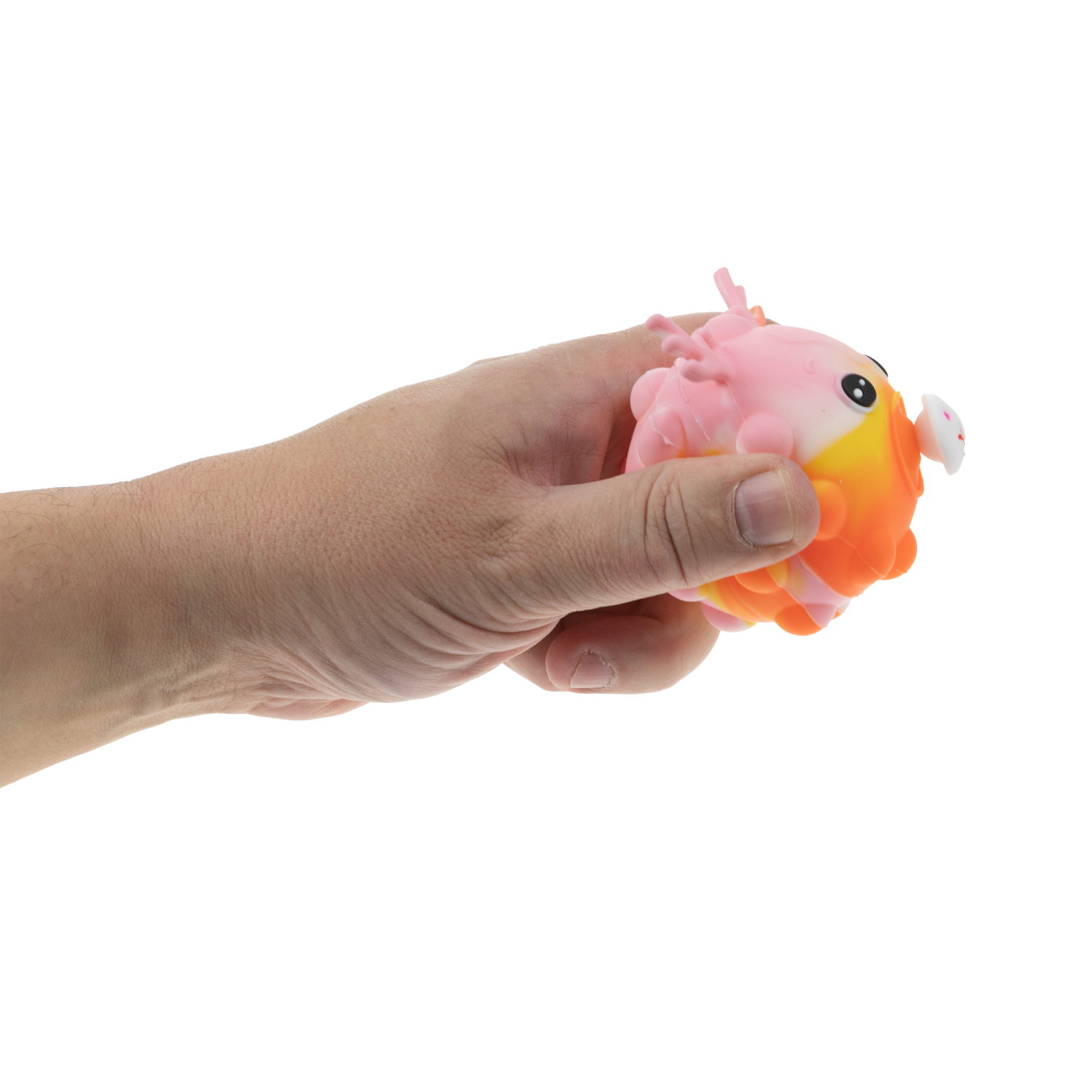 1toy Жмяка оленёнок, 6,5 см, 12 шт. в д/б