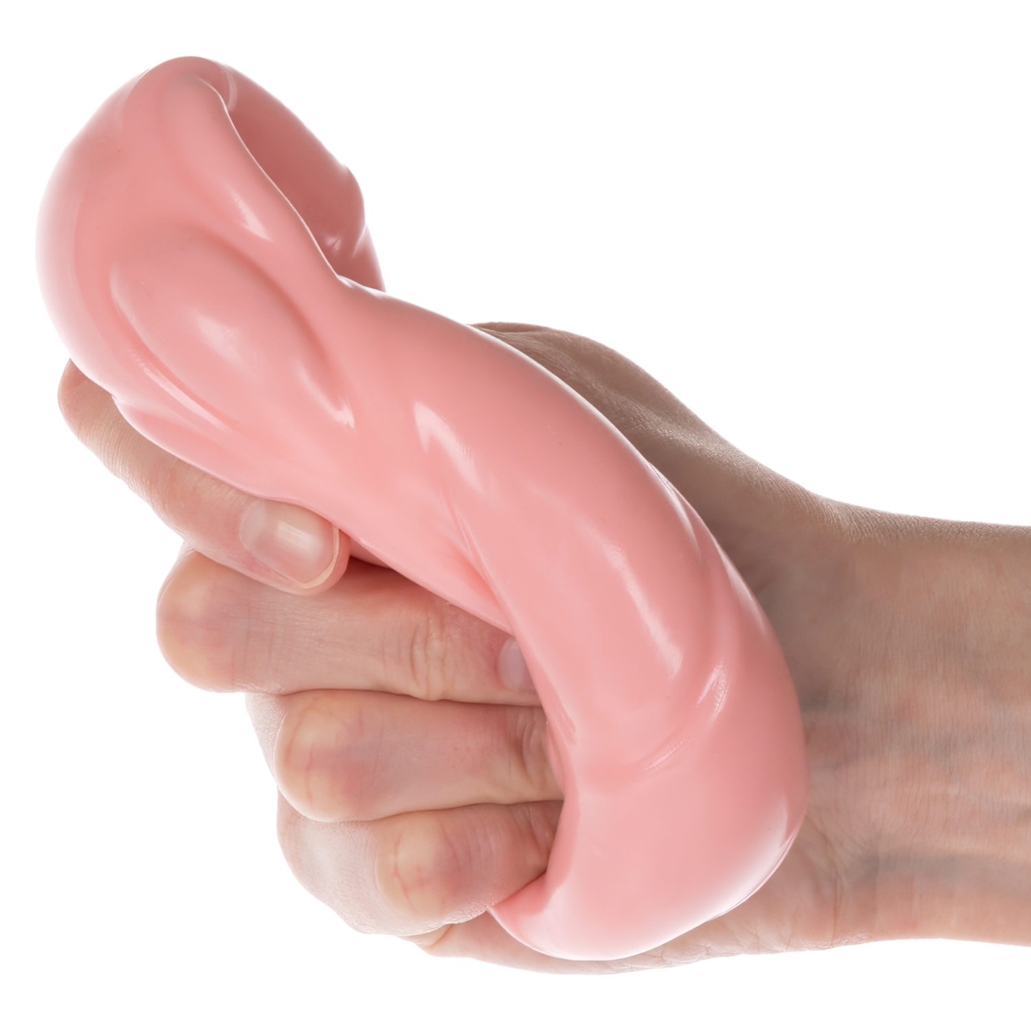 Игрушка-антистресс 1TOY Крутой замес Залиплющ, Дай лапу, таба лапка, розовая