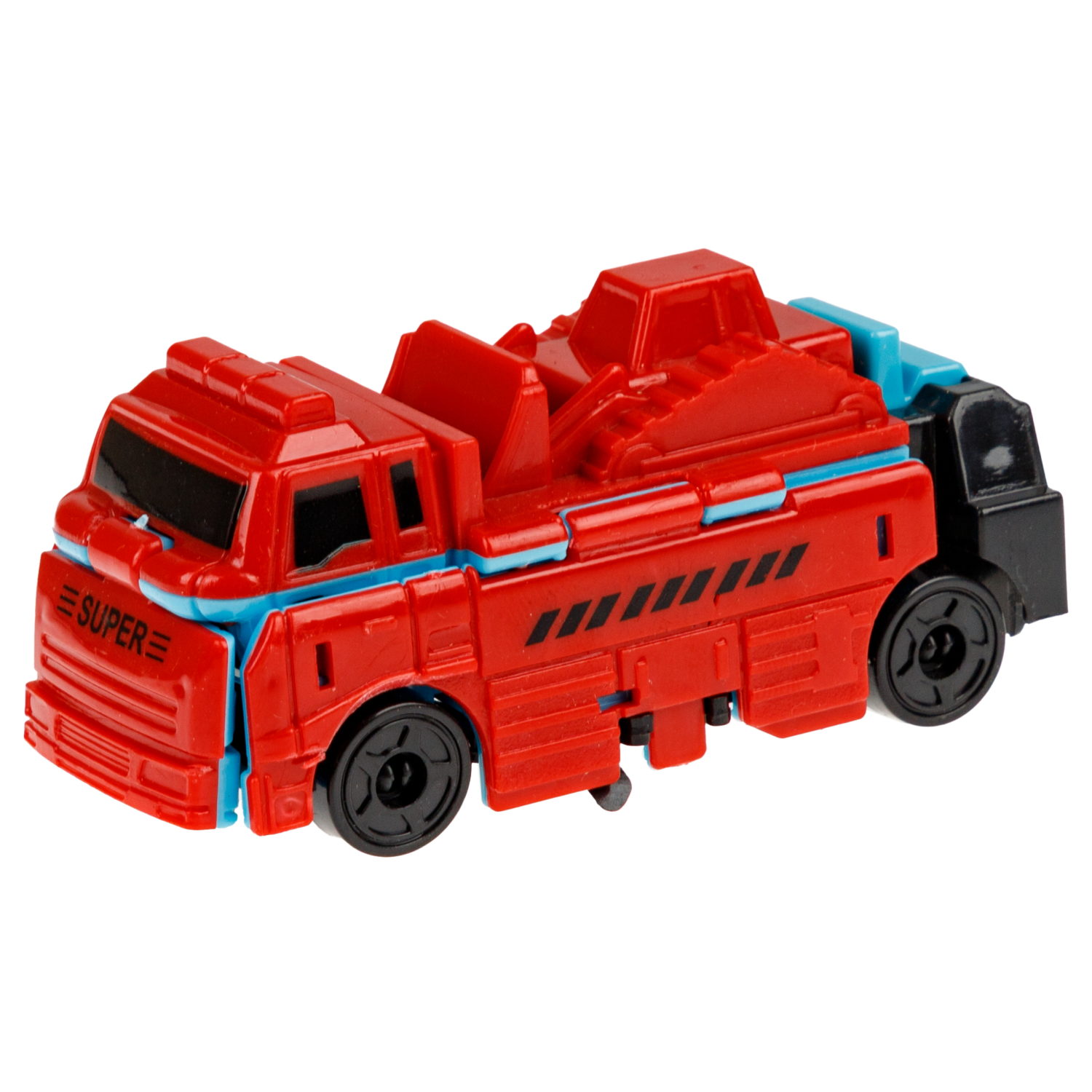 Машинка 2в1 1TOY Transcar Double: Рефрижиратор - Тягач, 8 см
