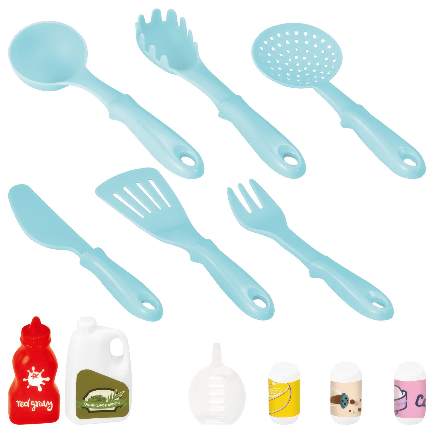 Кухня детская игровая игрушечная 1TOY Мой маленький мир Чудо-кухня, 32 предмета