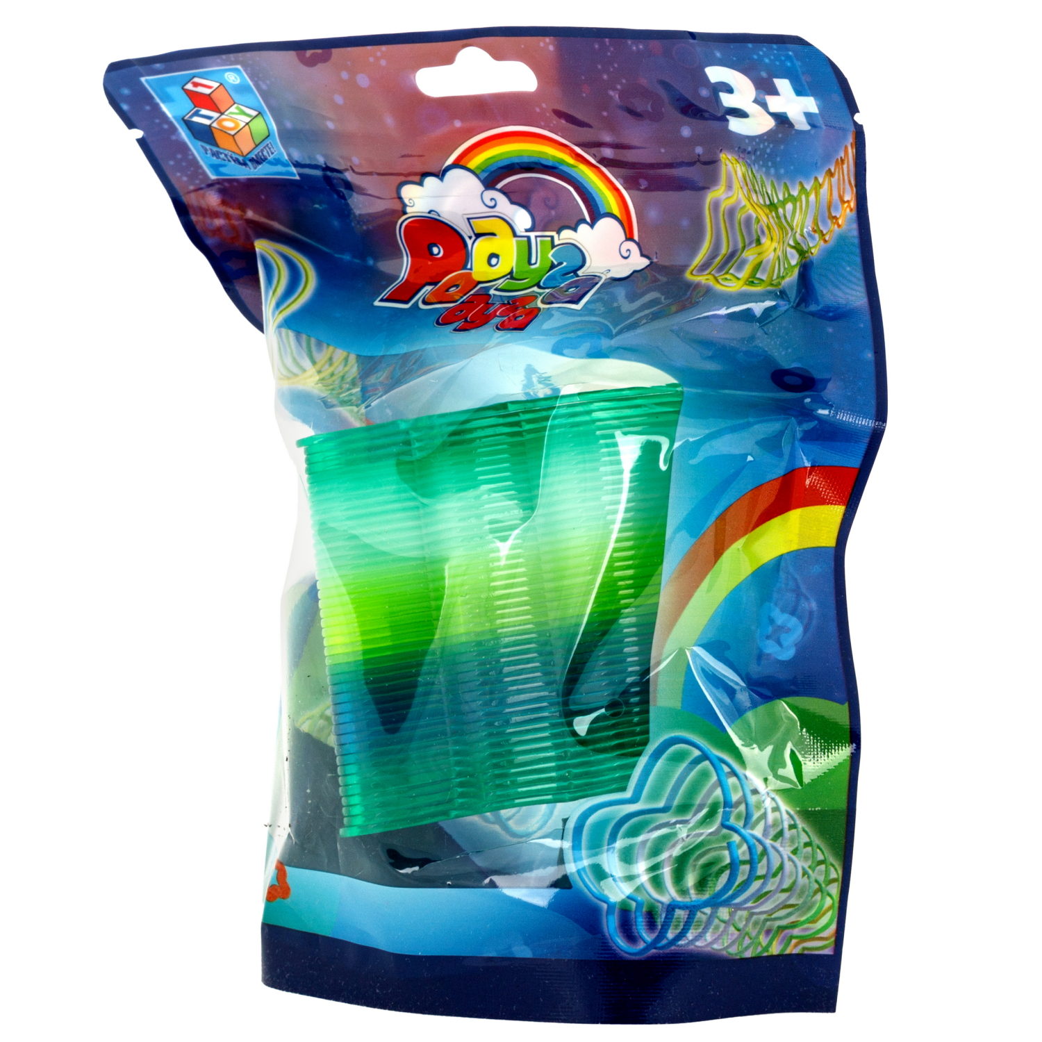 Пружинка радуга 1TOY «Радуга-дуга», 4 вида в ассортименте