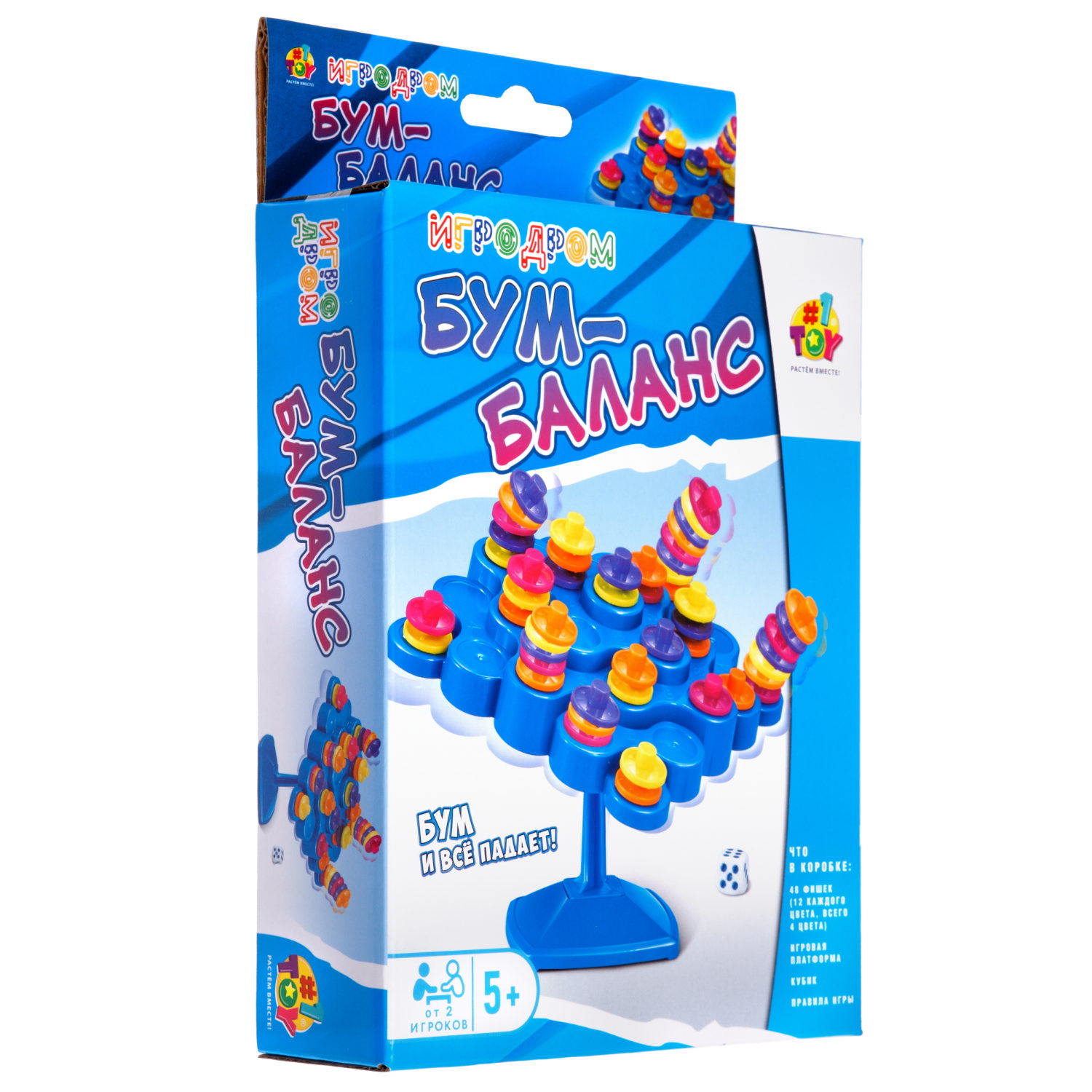 Настольная игра 1TOY Игродром Бум-баланс