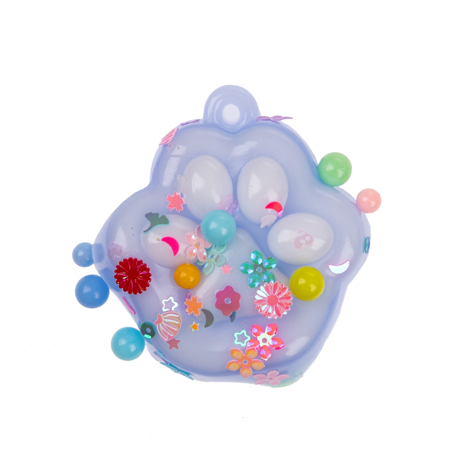 1toy Жмяка лапка-антистресс 4 шт. в ассорт. 6*6,5 см