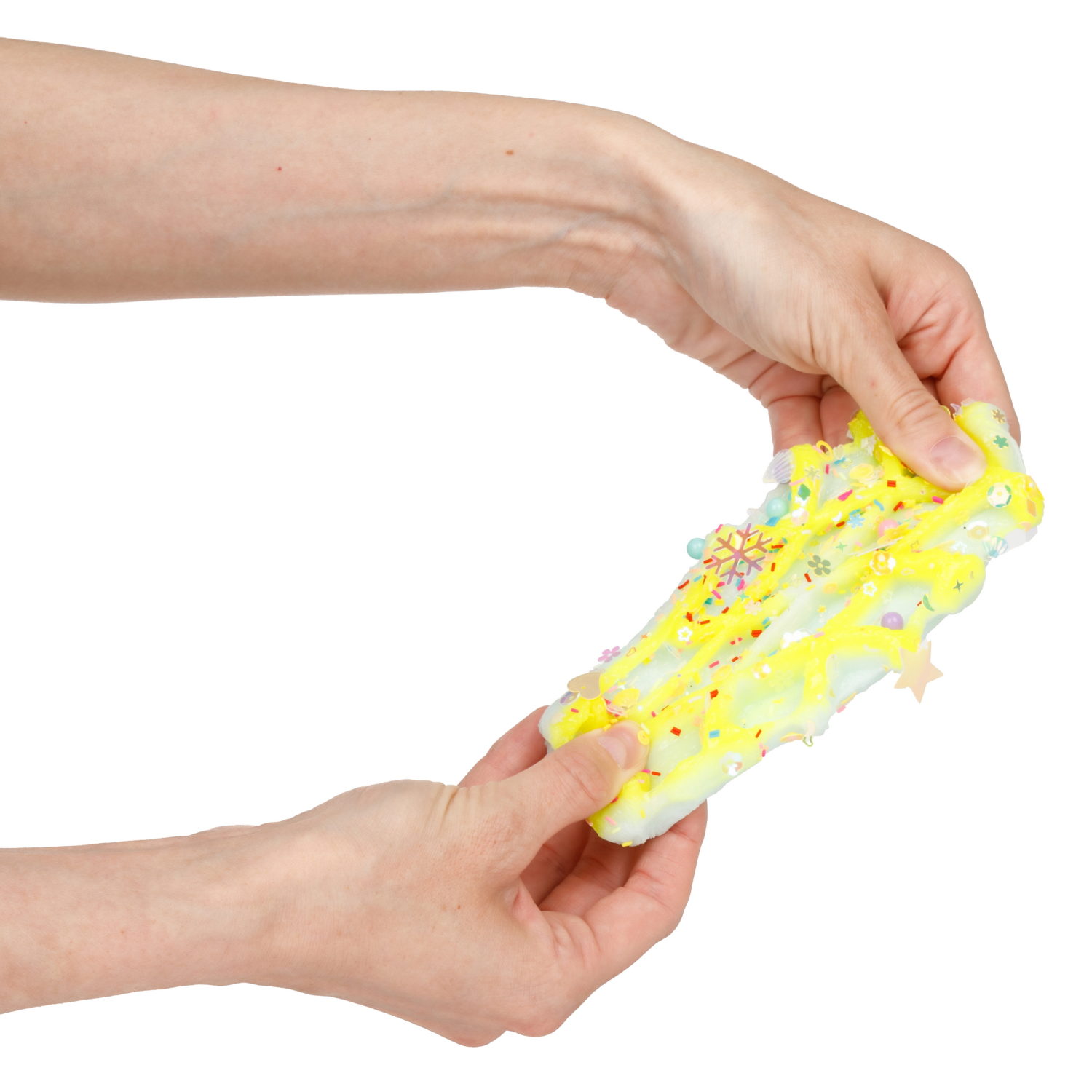 Игрушка-антистресс 1TOY Крутой замес «Няшка-вкусняшка», «Венская вафля», с колокольчиком, желто-голубая