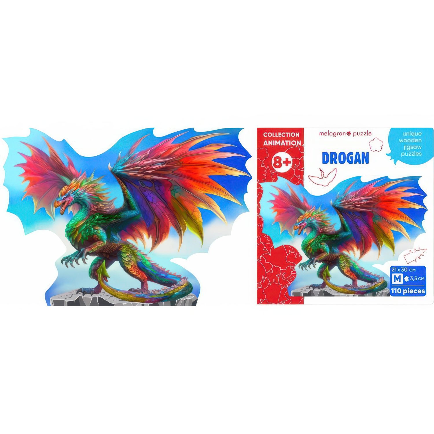 Пазлы Collection Animation Дроган, 110 деталей