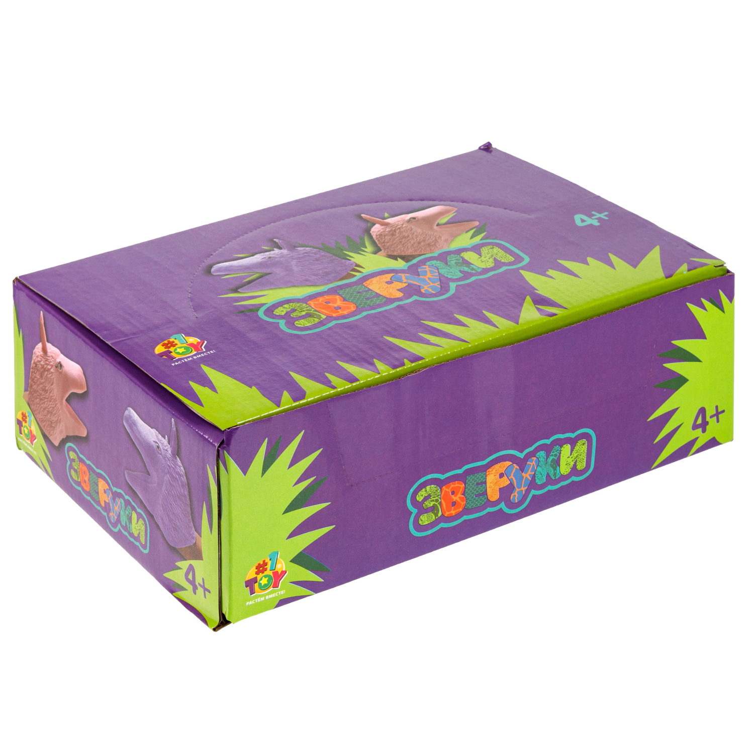 1toy Зверуки большие на руку "Лама", 2 вида в ассортименте