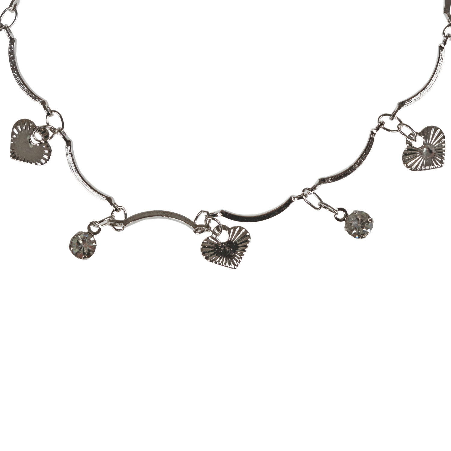 Набор из 3 браслетов-цепочек Lukky Fashion "Сердечки"