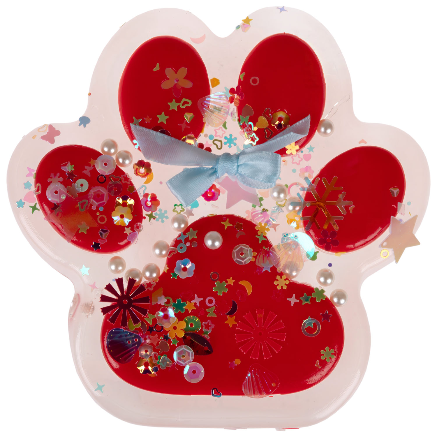 Таба лапа прозрачная 1TOY Крутой замес, большая, 14х3,5 см