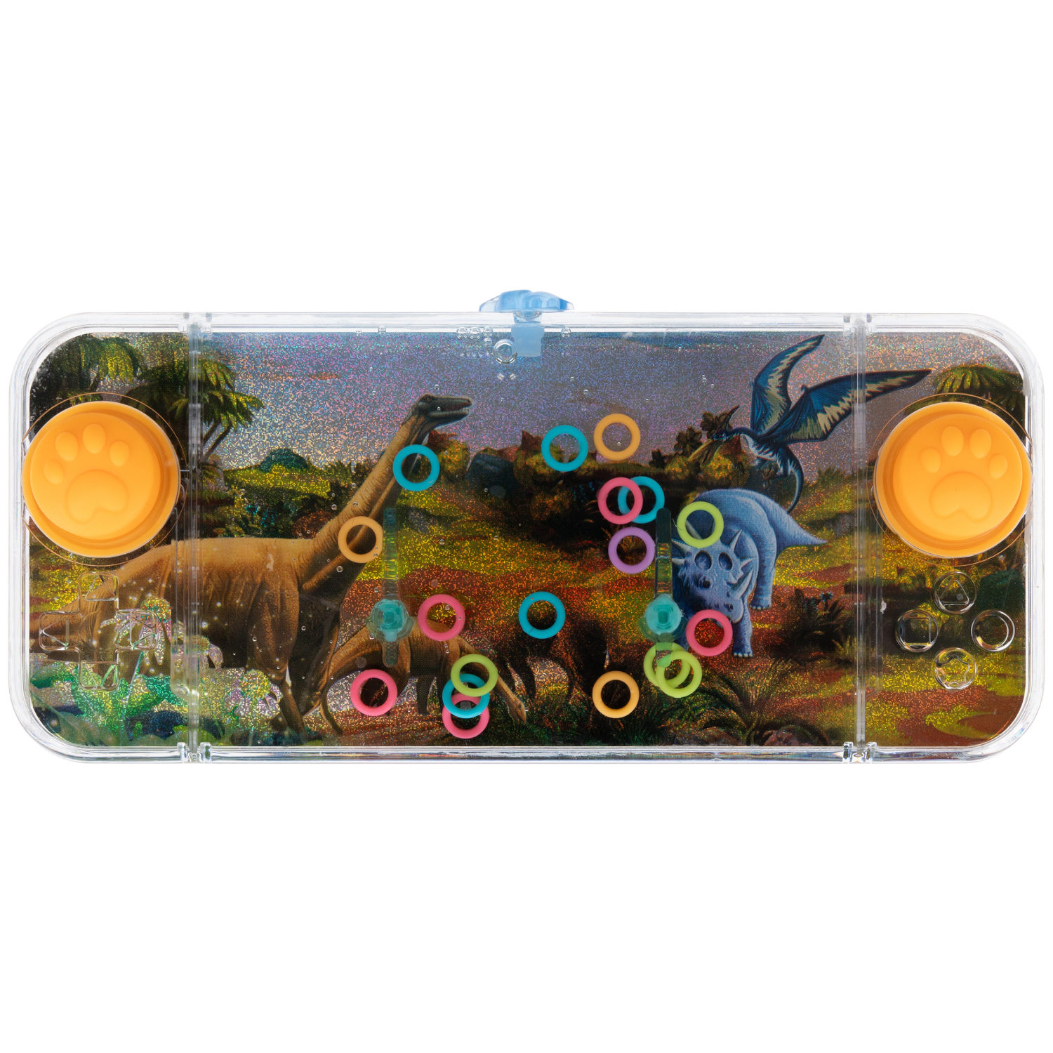 1TOY Игра с водой насади колечки динозавры, 3 вида в ассортименте, 15,5*7*2см