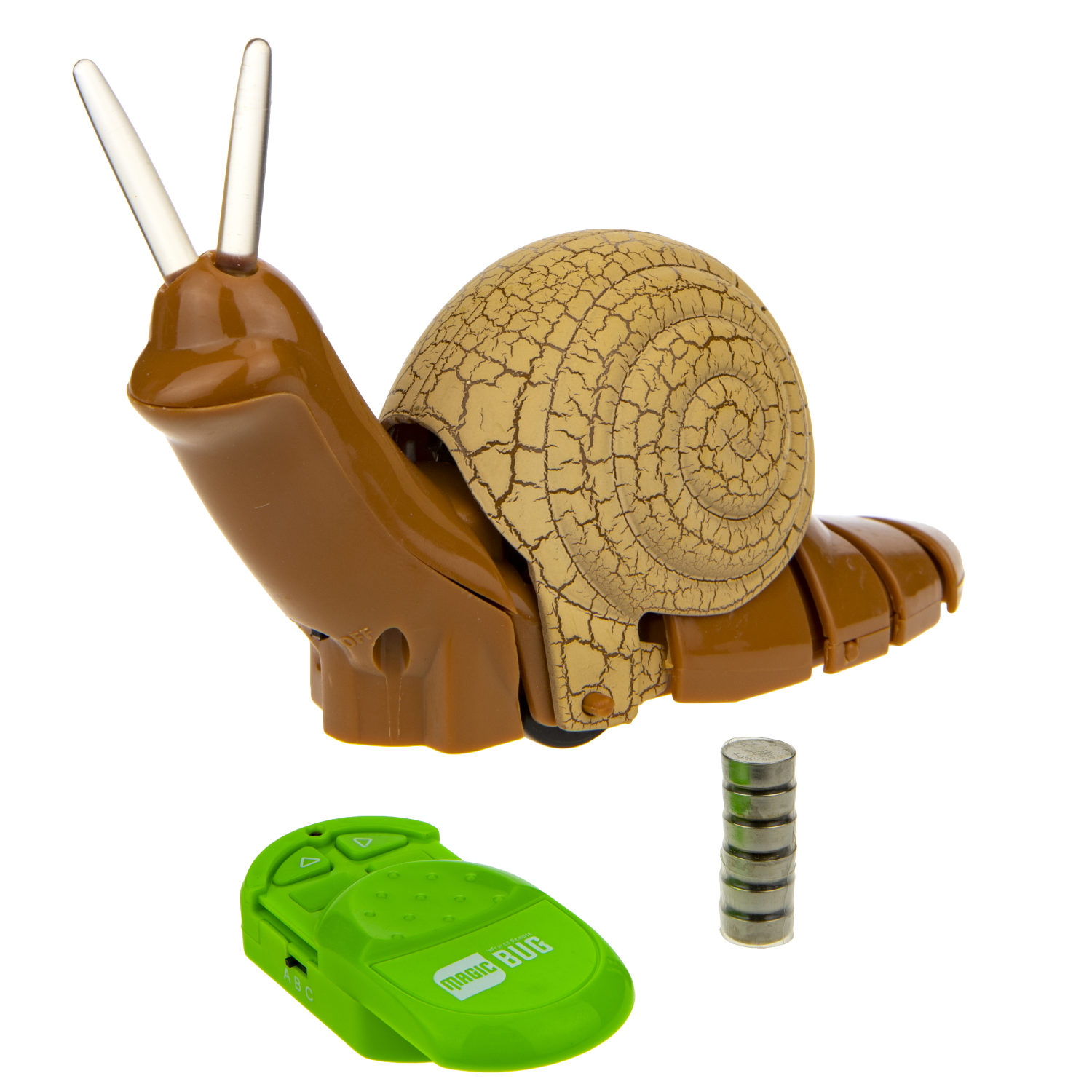 Интерактивная игрушка 1TOY RoboLife Робо- Улитка песочная, на пульте управления, со световыми эффектами