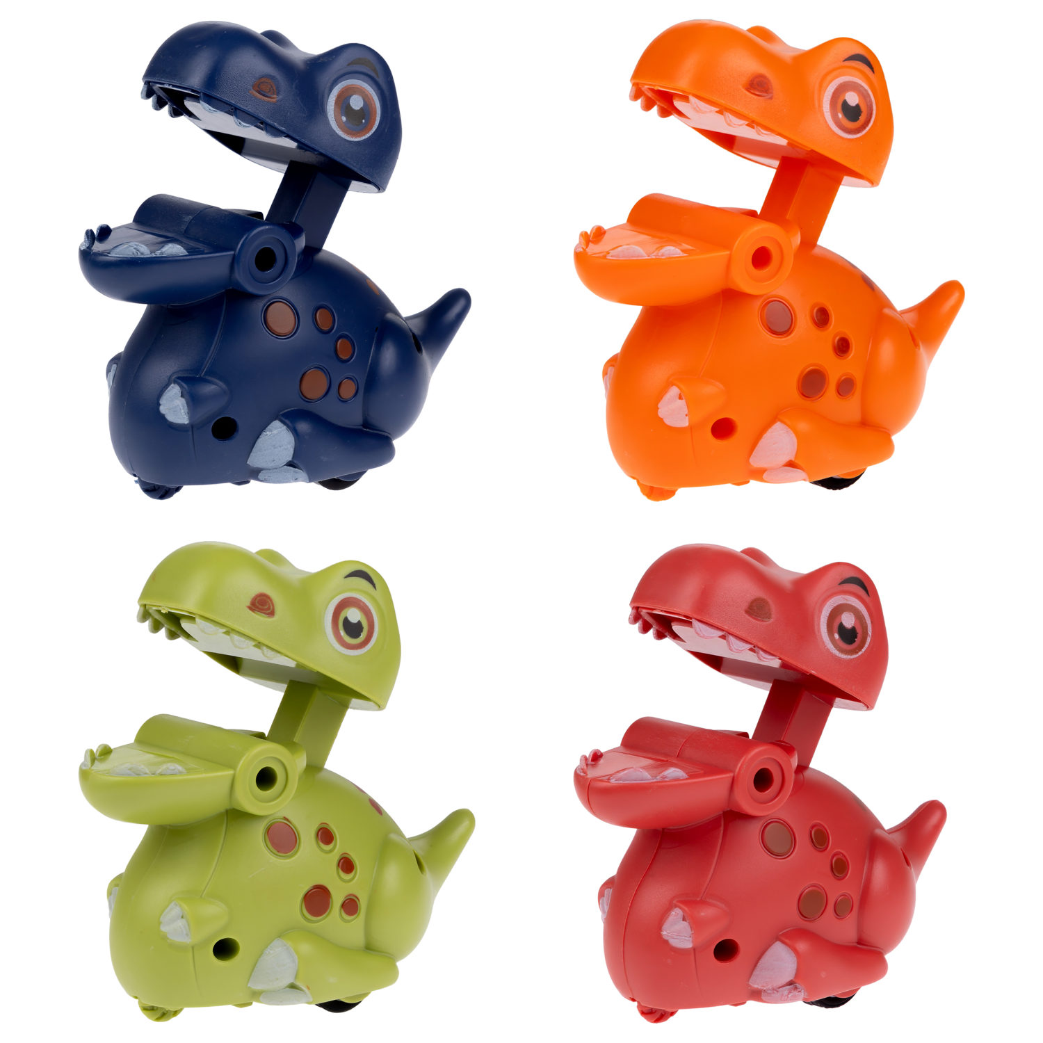 Инерционная игрушка 1TOY Побегушки Динозавр, цвет в ассортименте