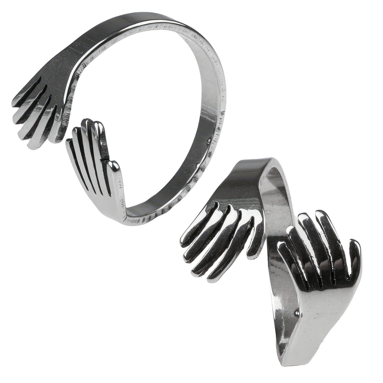 Набор колец серебряного цвета Lukky Fashion с крыльями ангела, 3 шт.