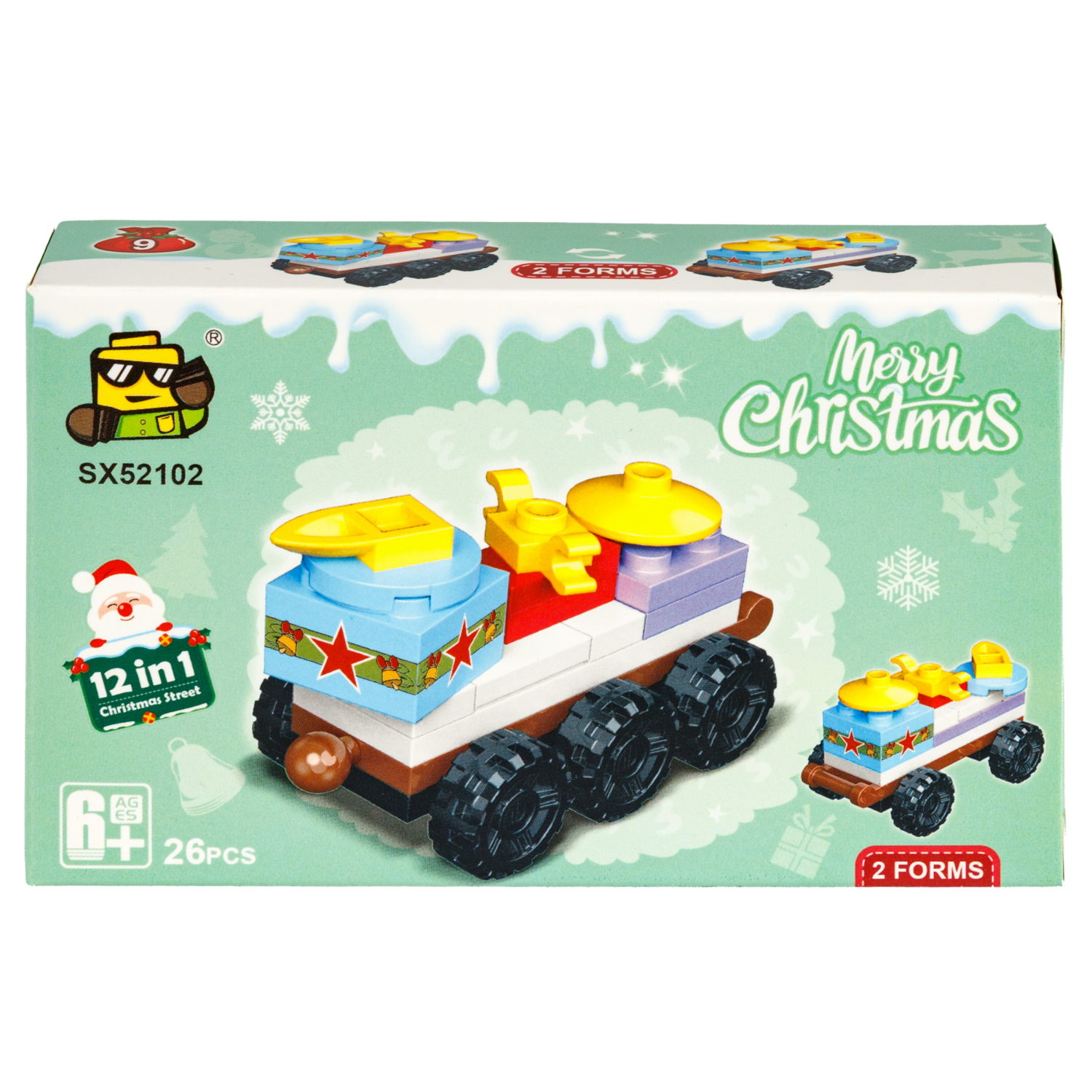 Конструктор 1TOY Blockformers С Новым годом! 12 видов, от 23 до 29 деталей