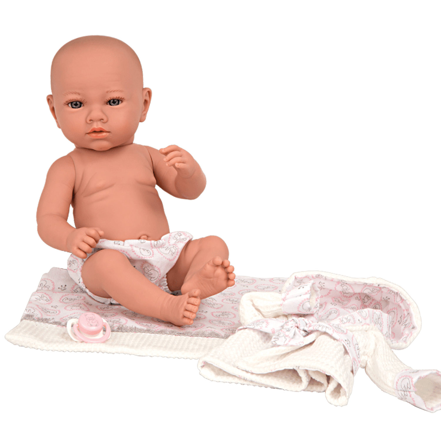 Испанская кукла для девочки reborn пупс Arias виниловая, силиконовая, 38 см