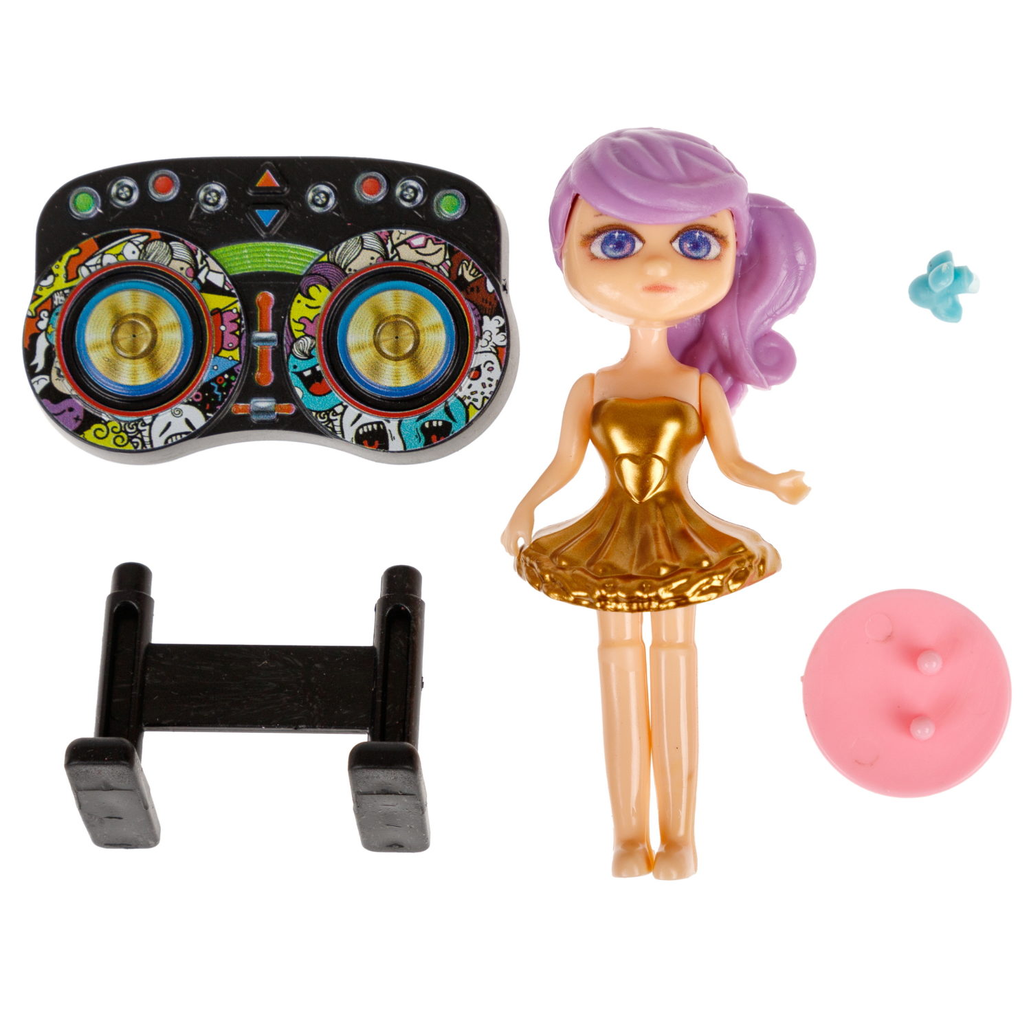 Кукла 1TOY K-POP Girls band с музыкальными инструментами, 30 видов в ассортименте