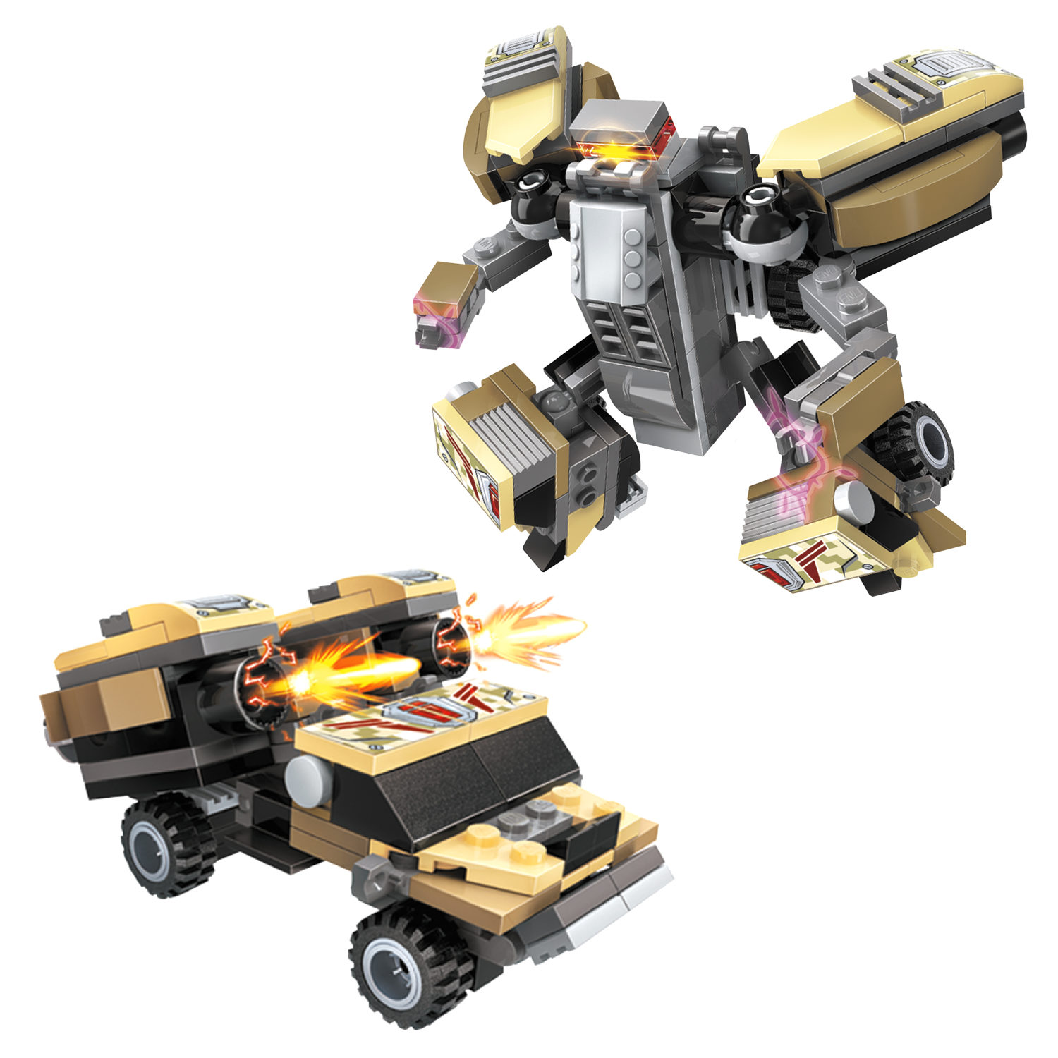 Конструктор  Трансформер BLOCKFORMERS "Терра-транскоммандер" Cерия TRANS CONNECTOR, 6 видов на выбор