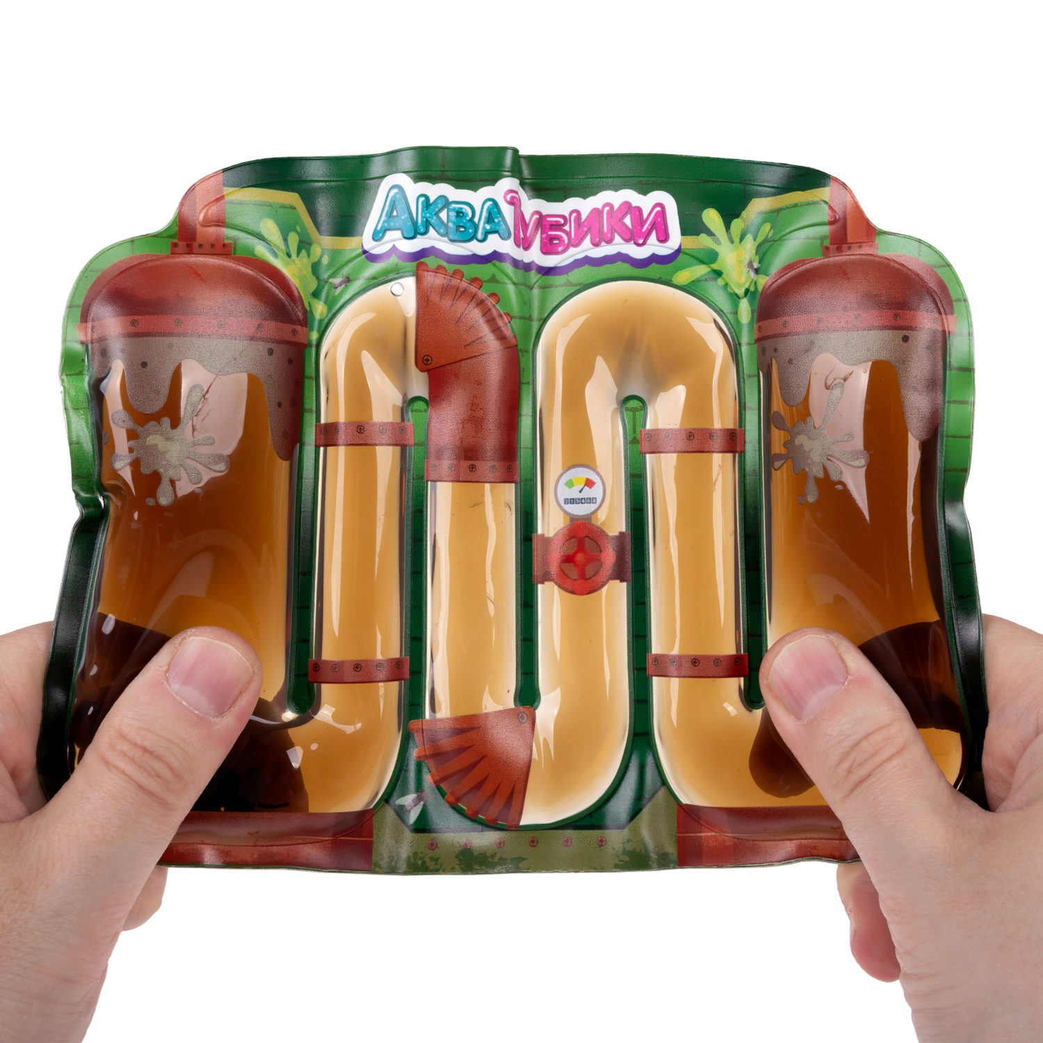 Акватубики 1TOY Мелкие пакости: Канализация, антистресс переливайка