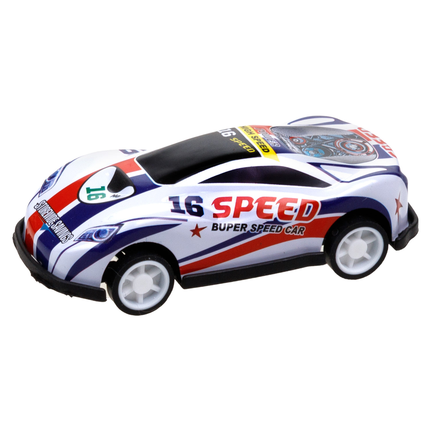 Набор металлических машинок с картой 1TOY Драйв, инерционные, гоночные, маленькие, 6,8 см, 60 шт.