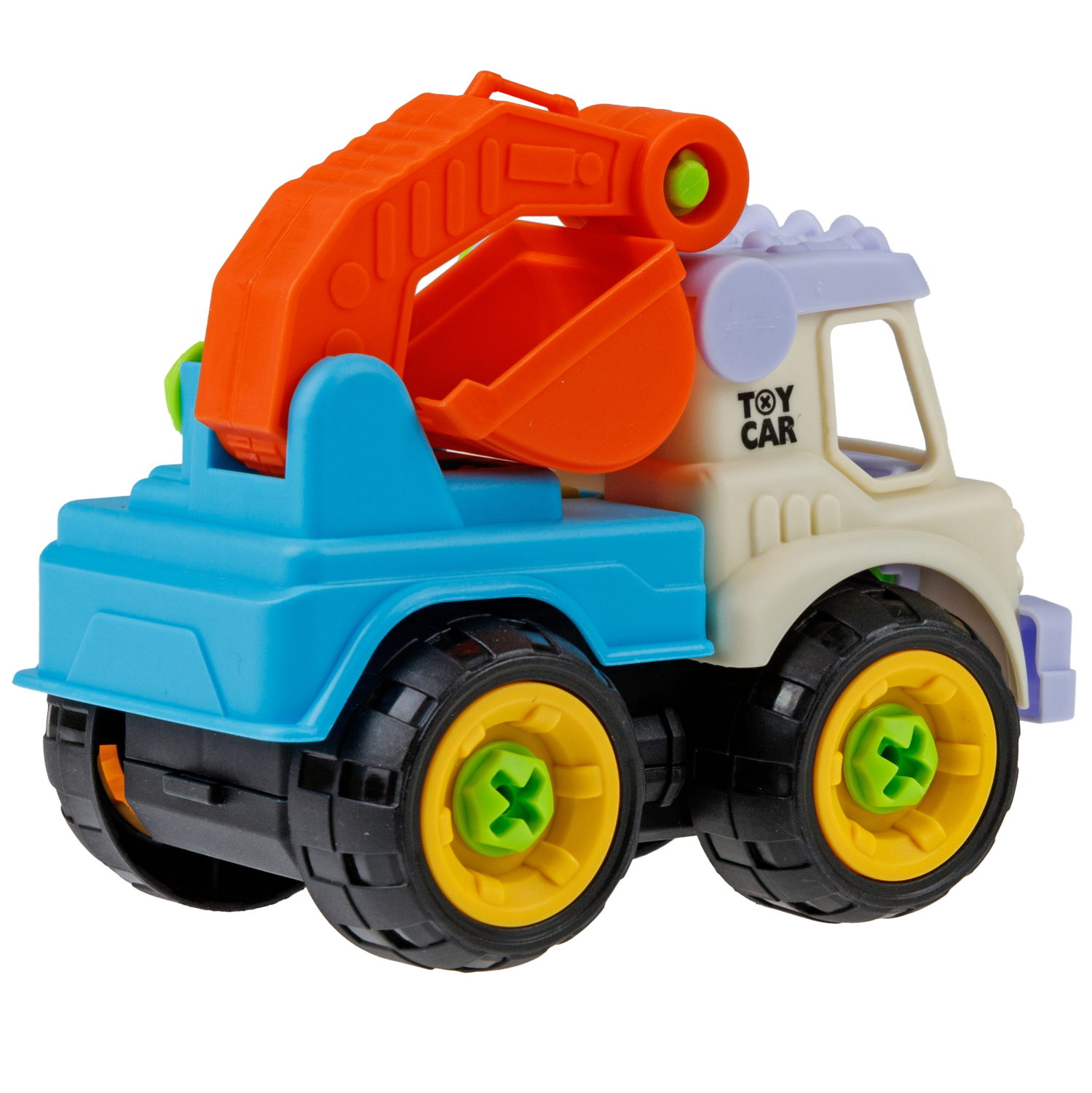 1toy Новостройка строительная техника, сборно-разборная, в асс. 4 вида (пакет)