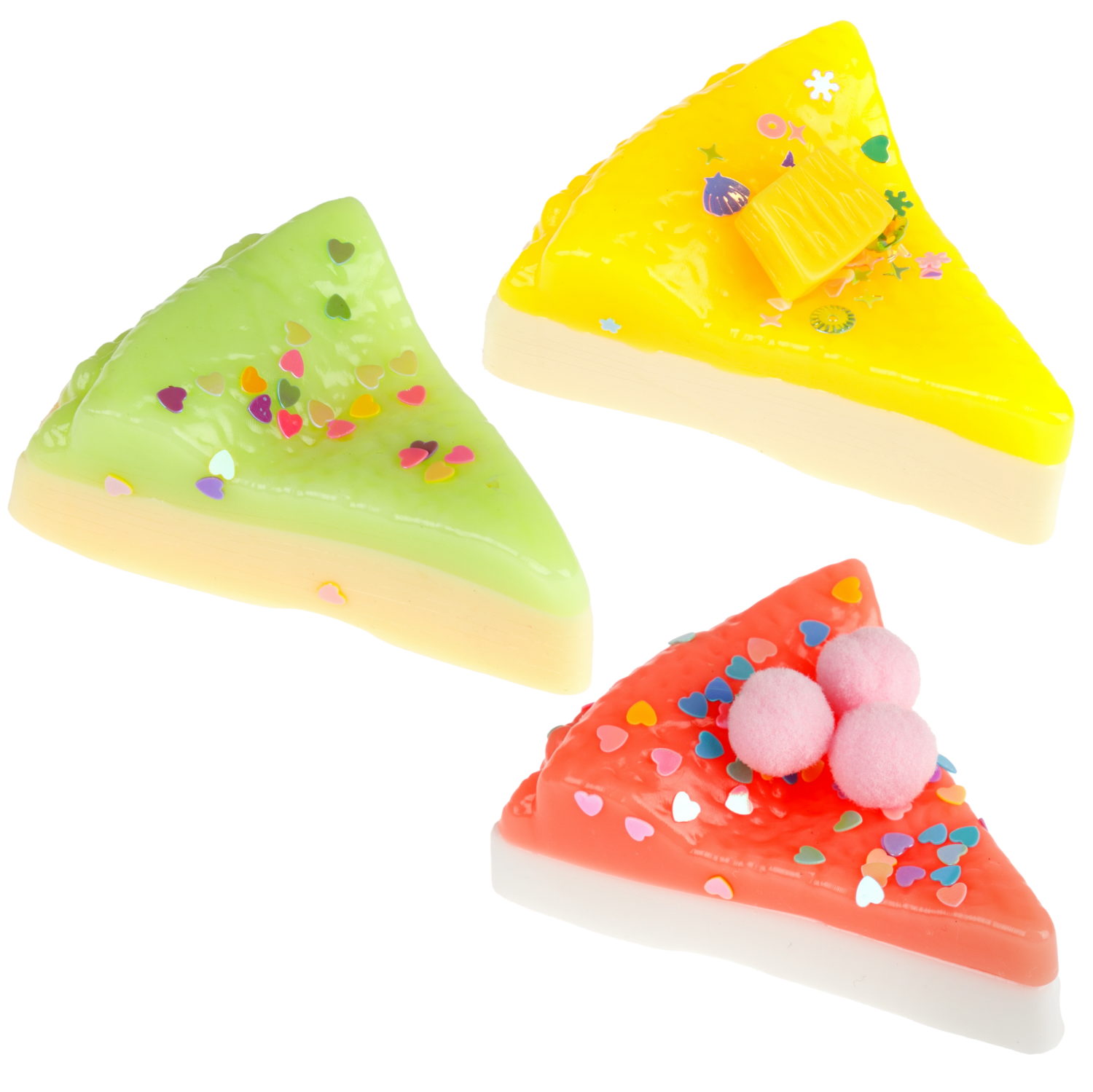 Таба сквиш 1TOY Крутой замес Няшка-вкусняшка Чизкейк с посыпкой, в ассортименте, 8х6,9 см