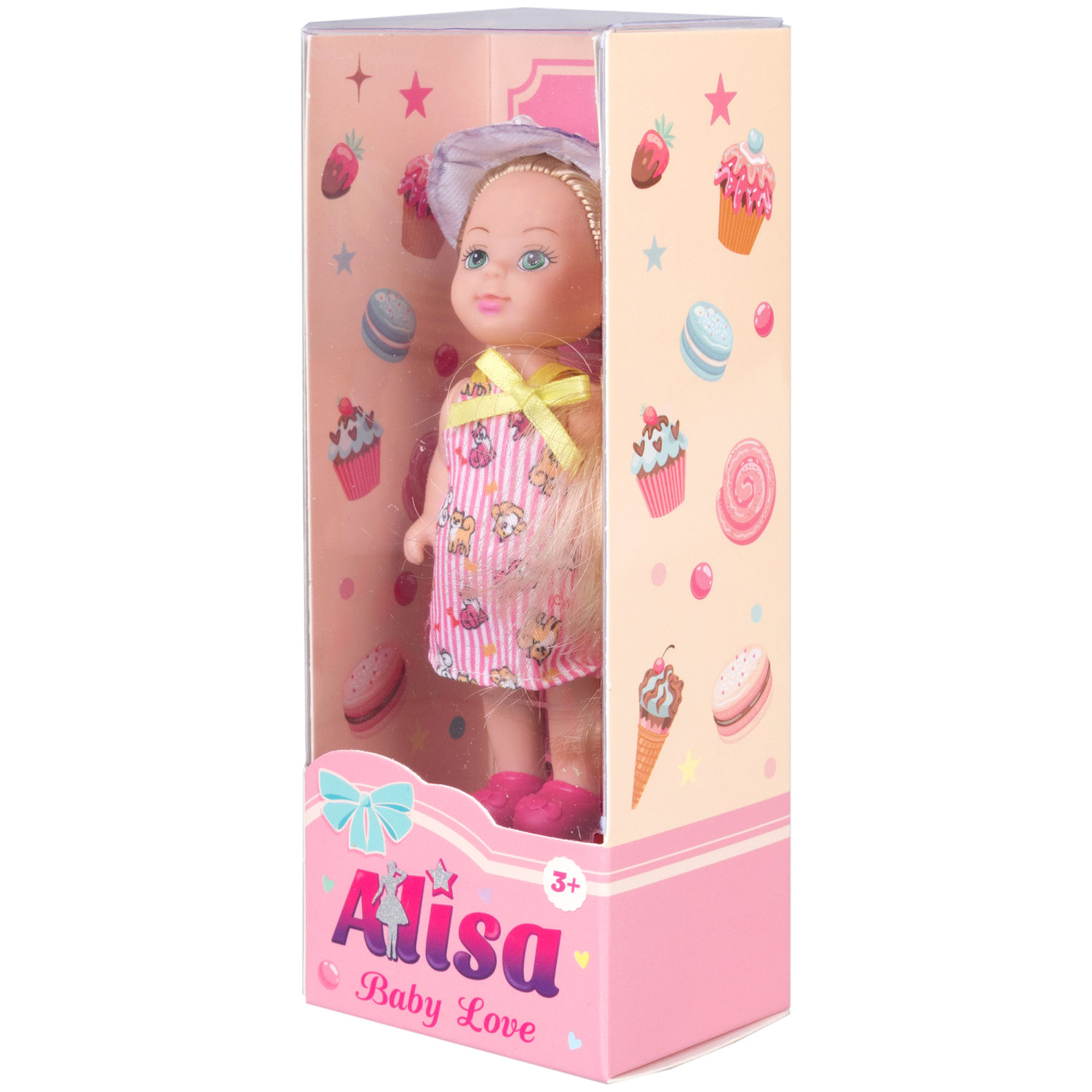 Кукла 1TOY BABY LOVE, летней одежде, 12 см