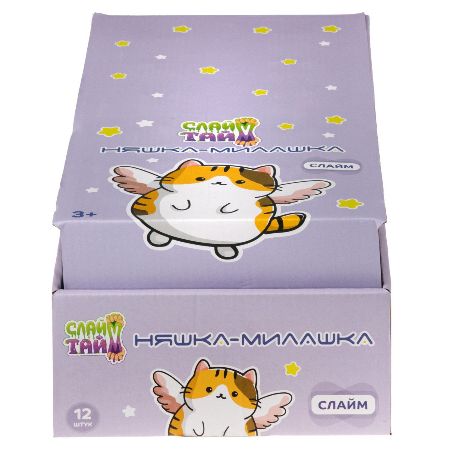 Антистресс-игрушка 1TOY Крутой замес Слайм цветок в банке, 8,3х4,7х12,4 см