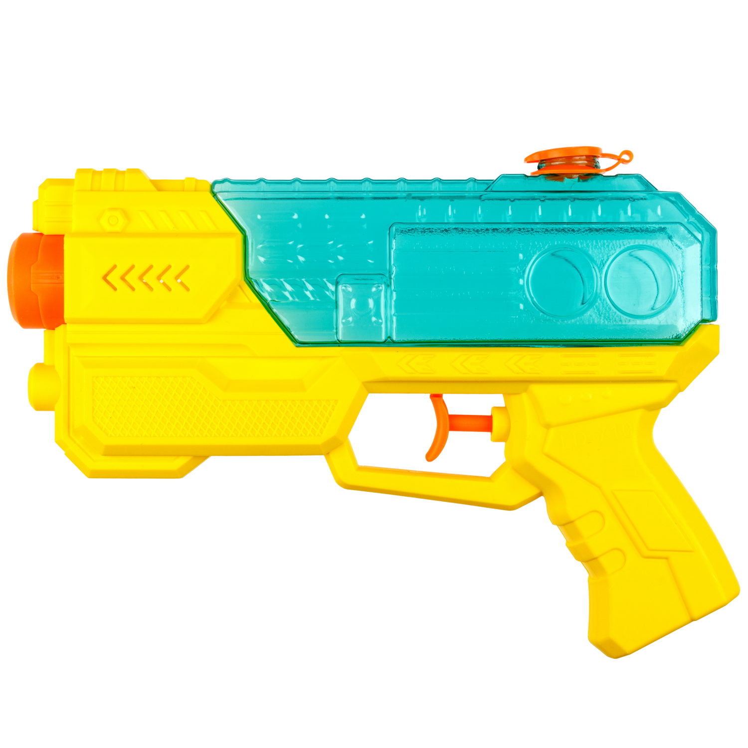Водный пистолет 1TOY Аквамания, 21*15 см, желтый