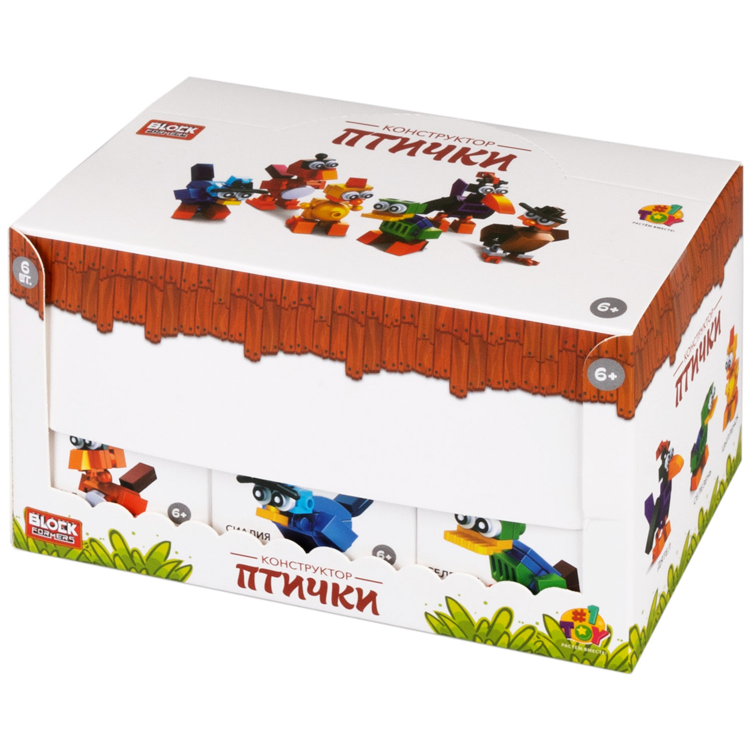 1Toy Blockformers "Птички", в ассортименте 6 видов