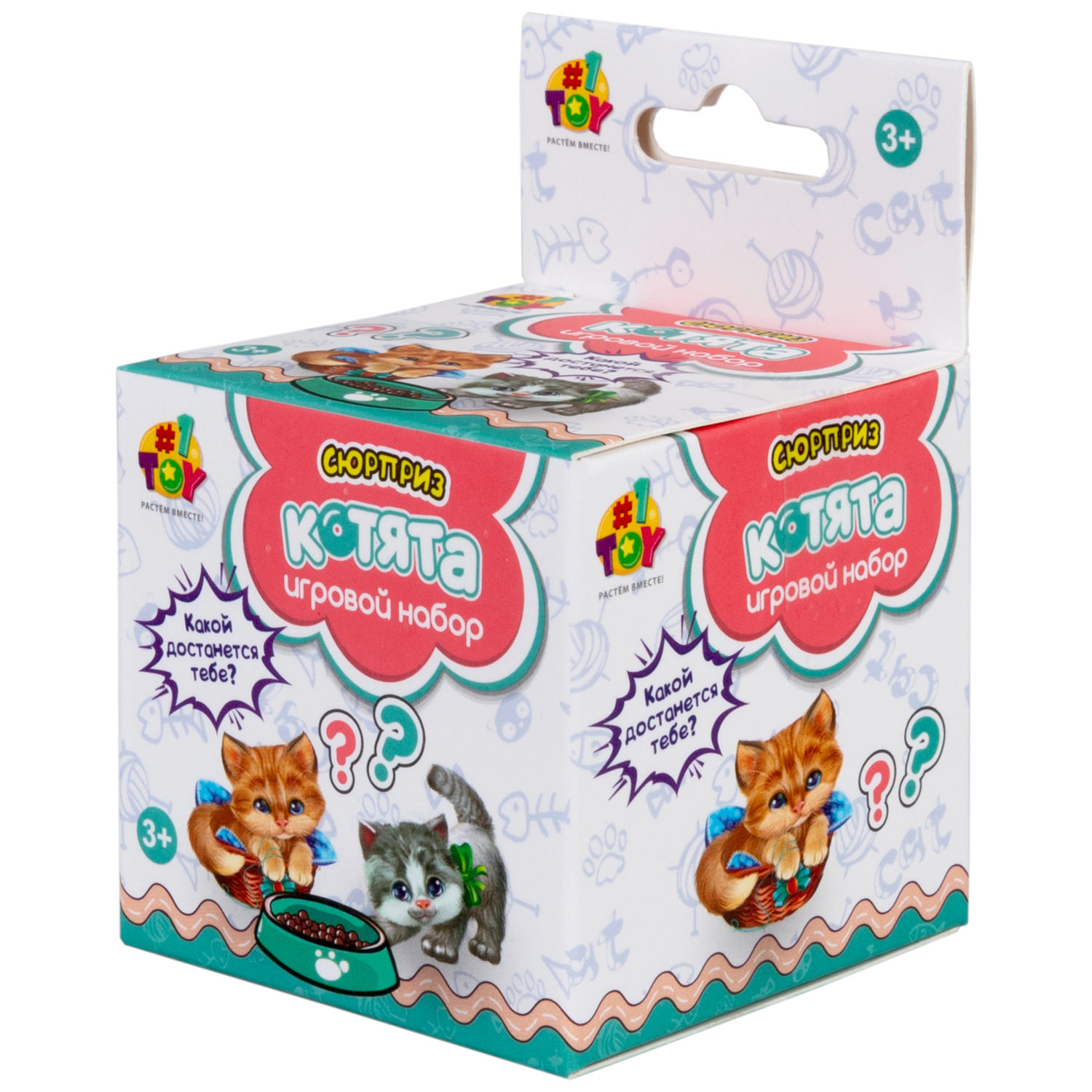 1TOY игровой набор Кошечка с аксессуарами, в коробке, 6 видов в ассортименте