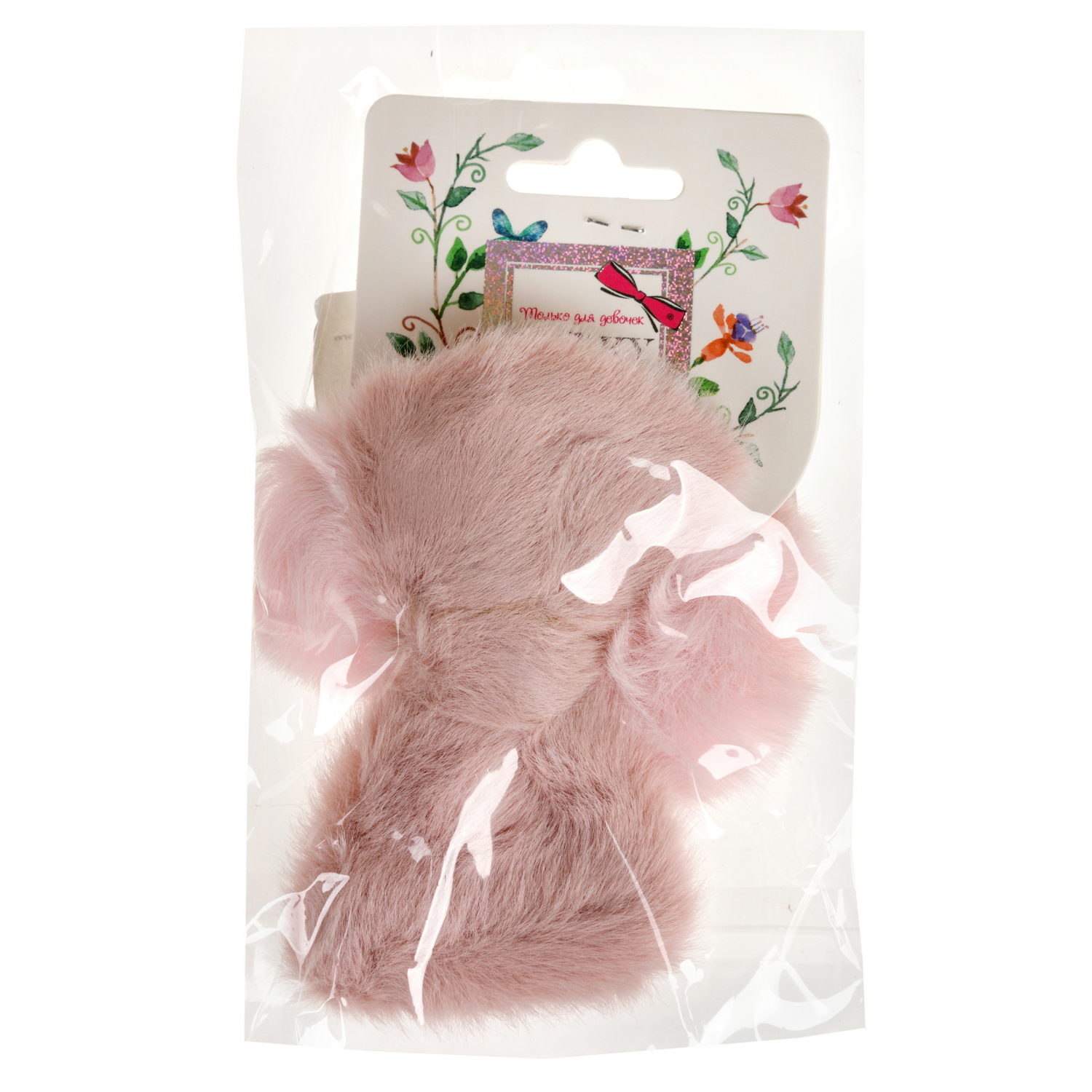 Lukky Fashion резинка д.волос плюш Бантик, 2 цв.микс