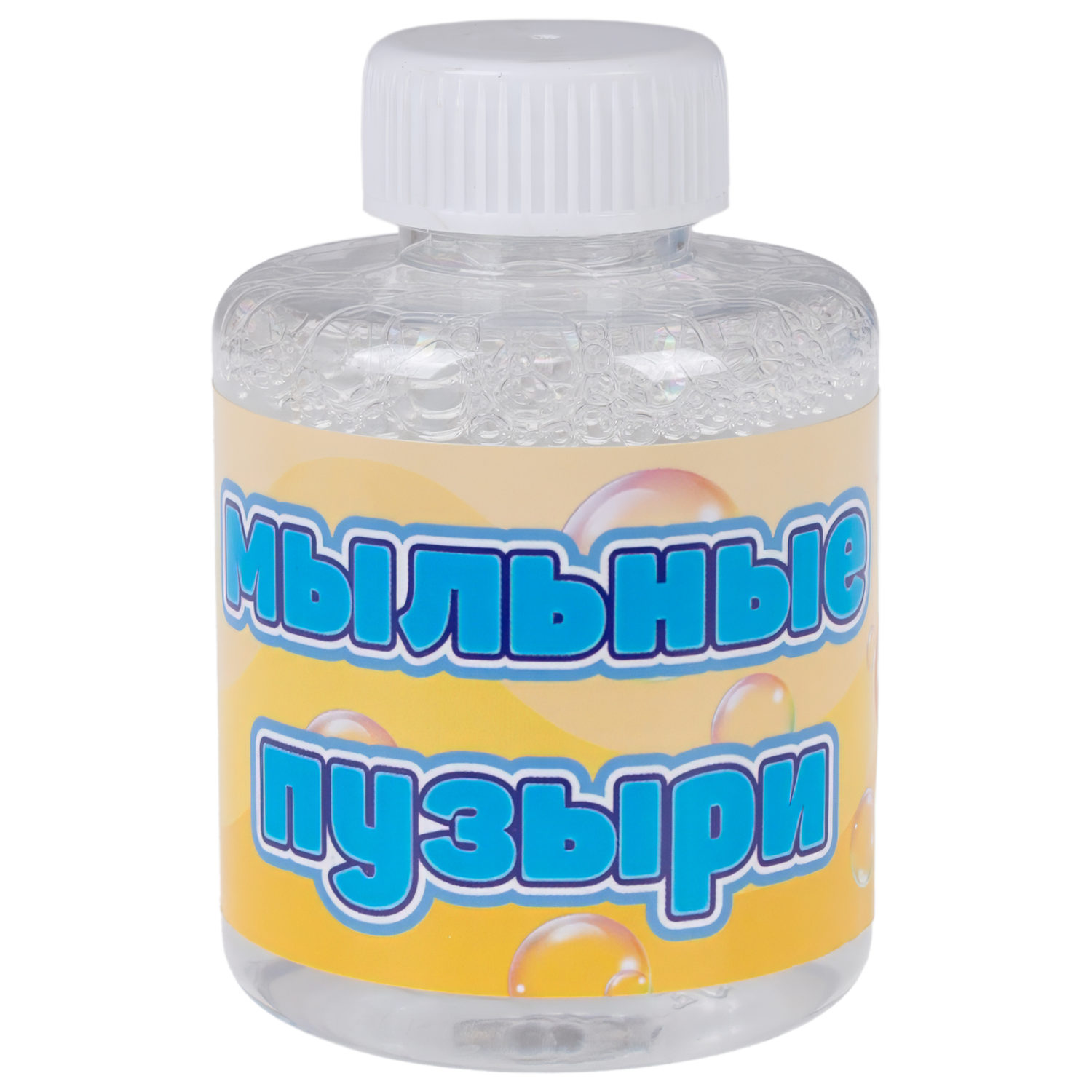 Пистолет для мыльных пузырей 1TOY Мы-шарики! Бластер космический со светом, 50 мл