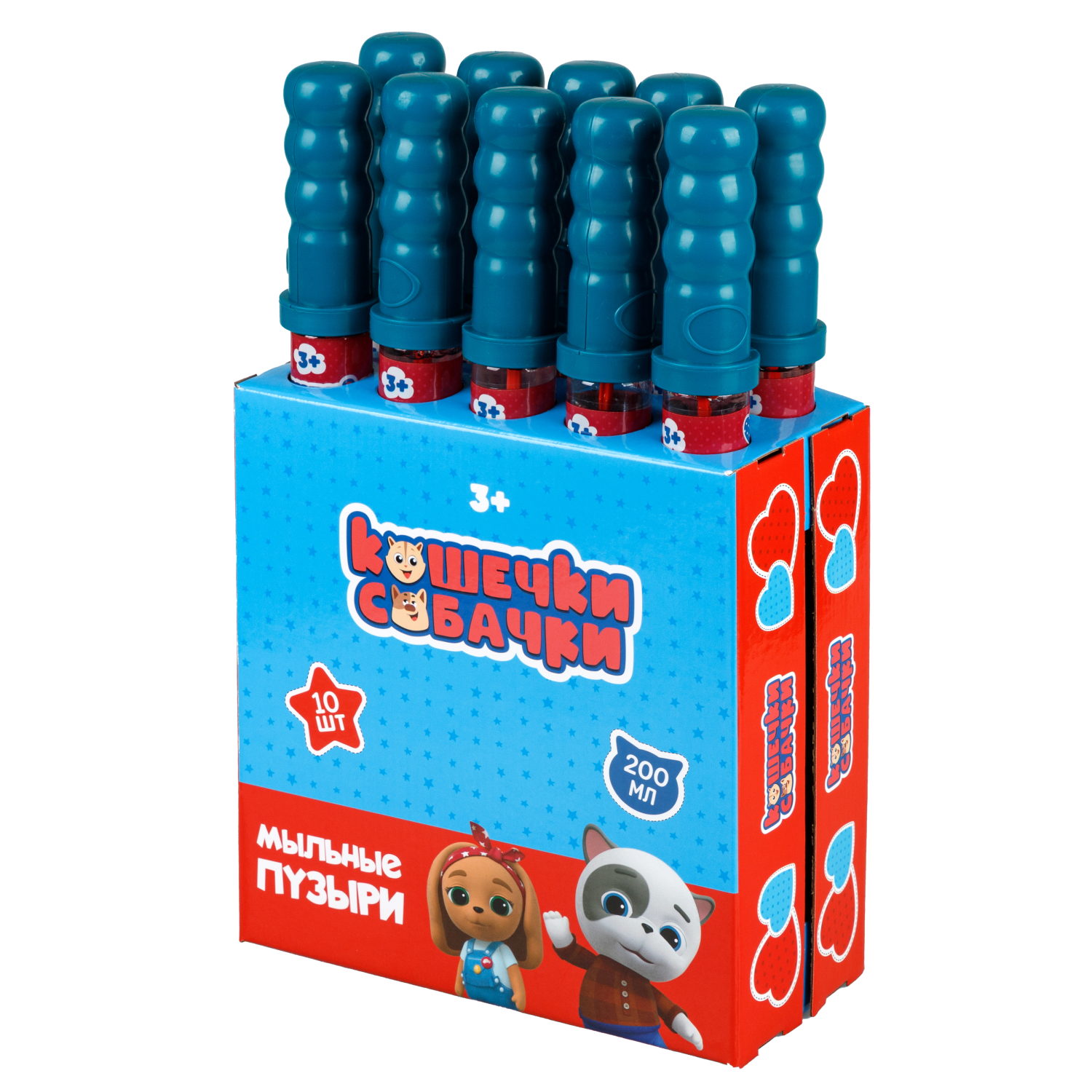 1TOY Кошечки-собачки, мыльные пузыри, 200 мл